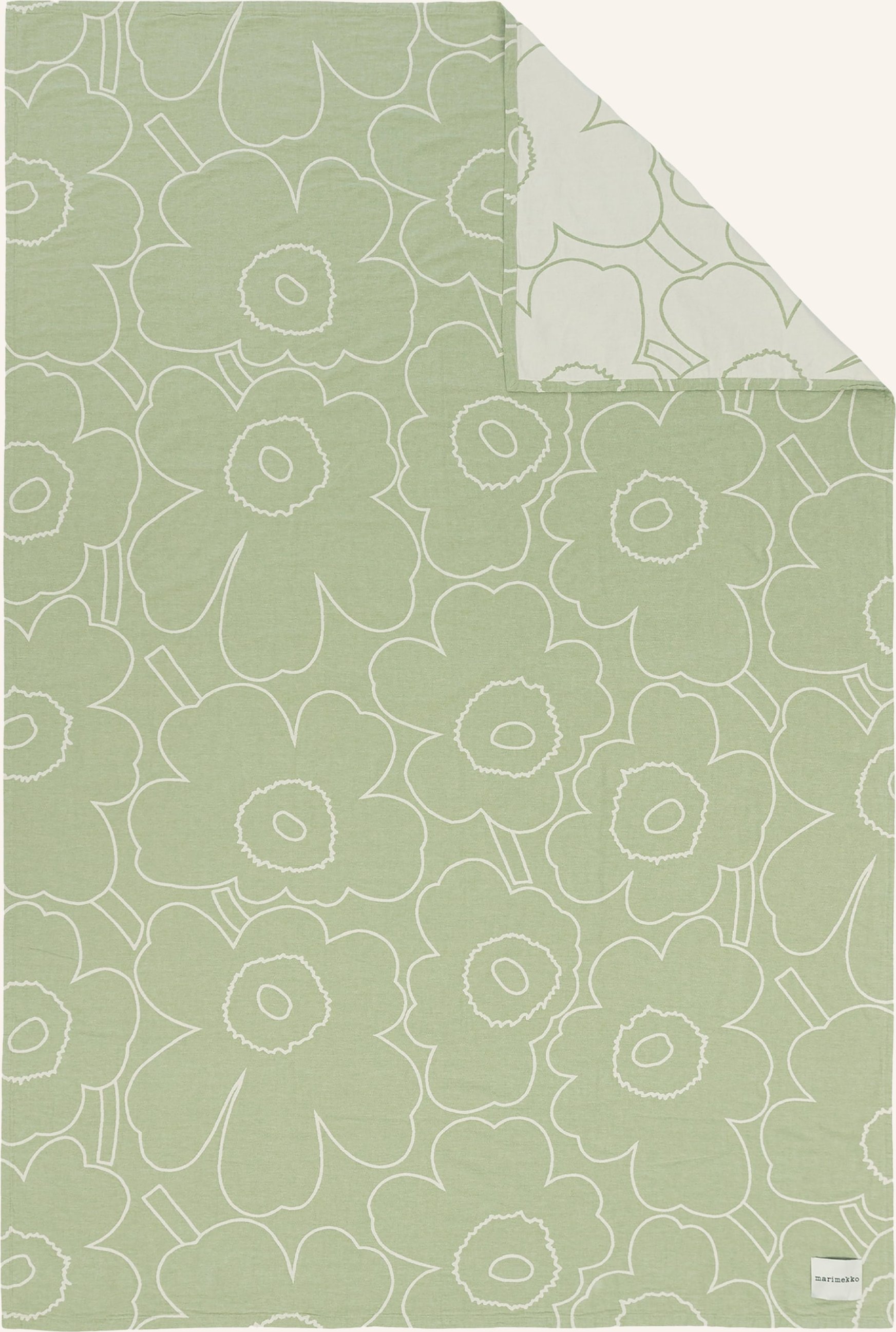 Marimekko Tagesdecke Piirto Unikko gruen