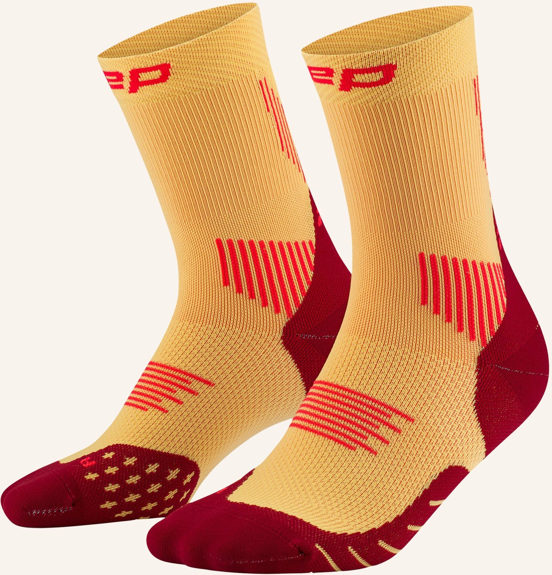 Thumbnail - Cep Laufsocken Core Run Mid Cut gelb