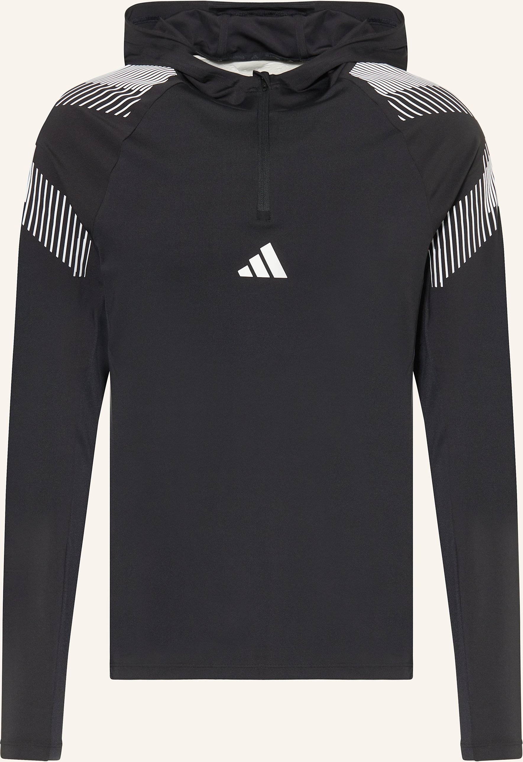 Adidas Hoodie Pro Series Quarter Zip schwarz
