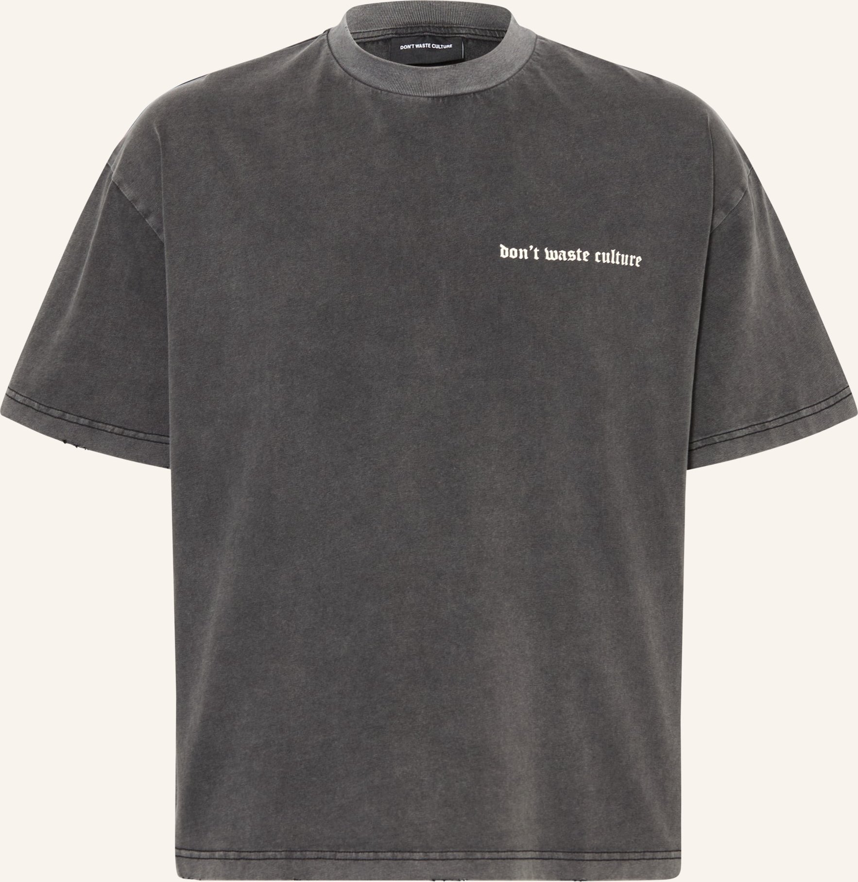 Don't Waste Culture T-Shirt Olivinne schwarz