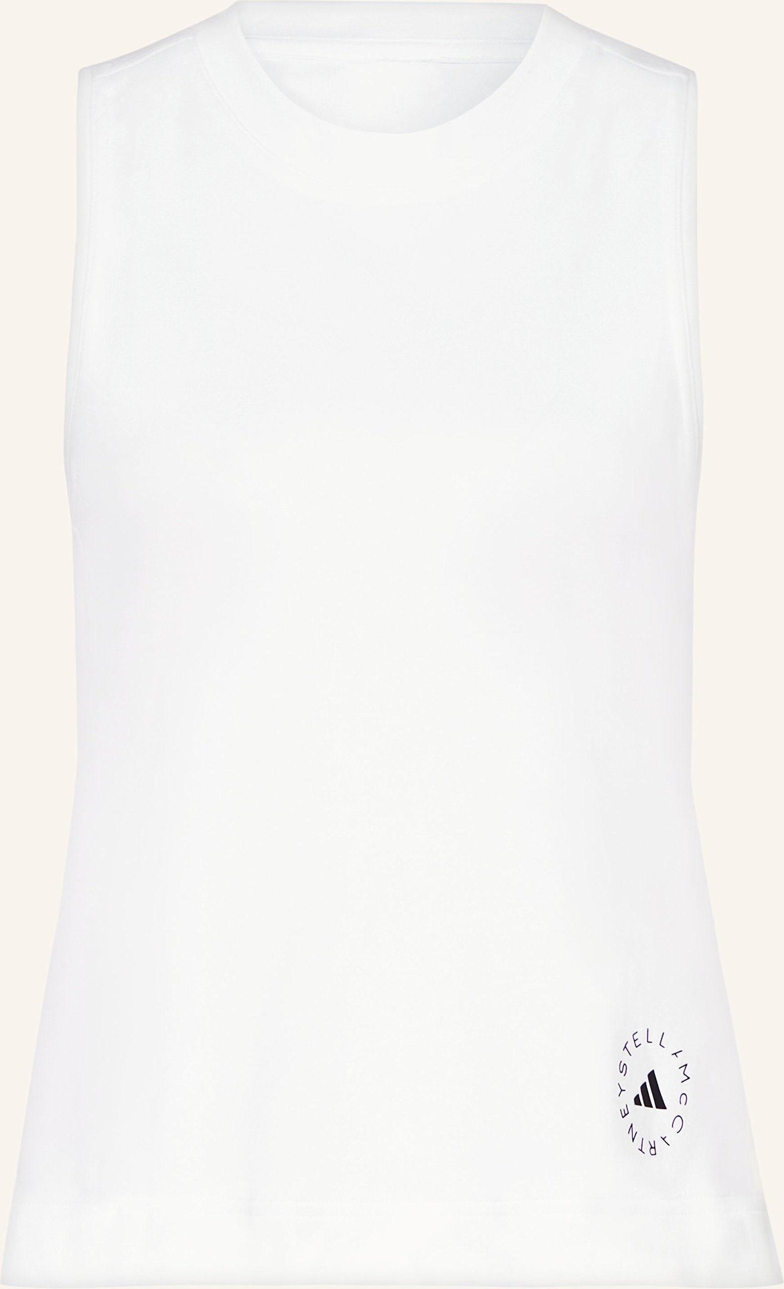 Adidas By Stella Mccartney Top Adidas By Stella Mccartney weiss