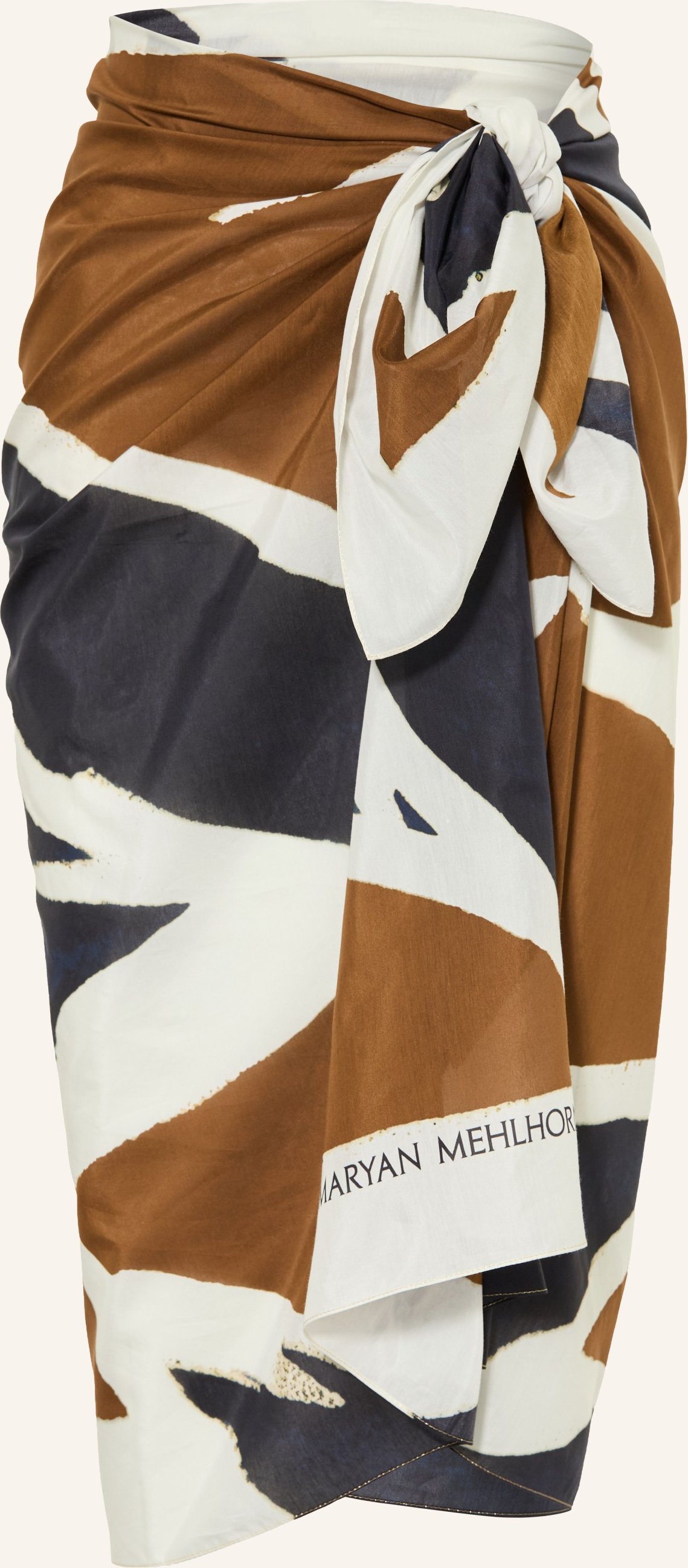 Maryan Mehlhorn Pareo Nomade Mit Seide braun