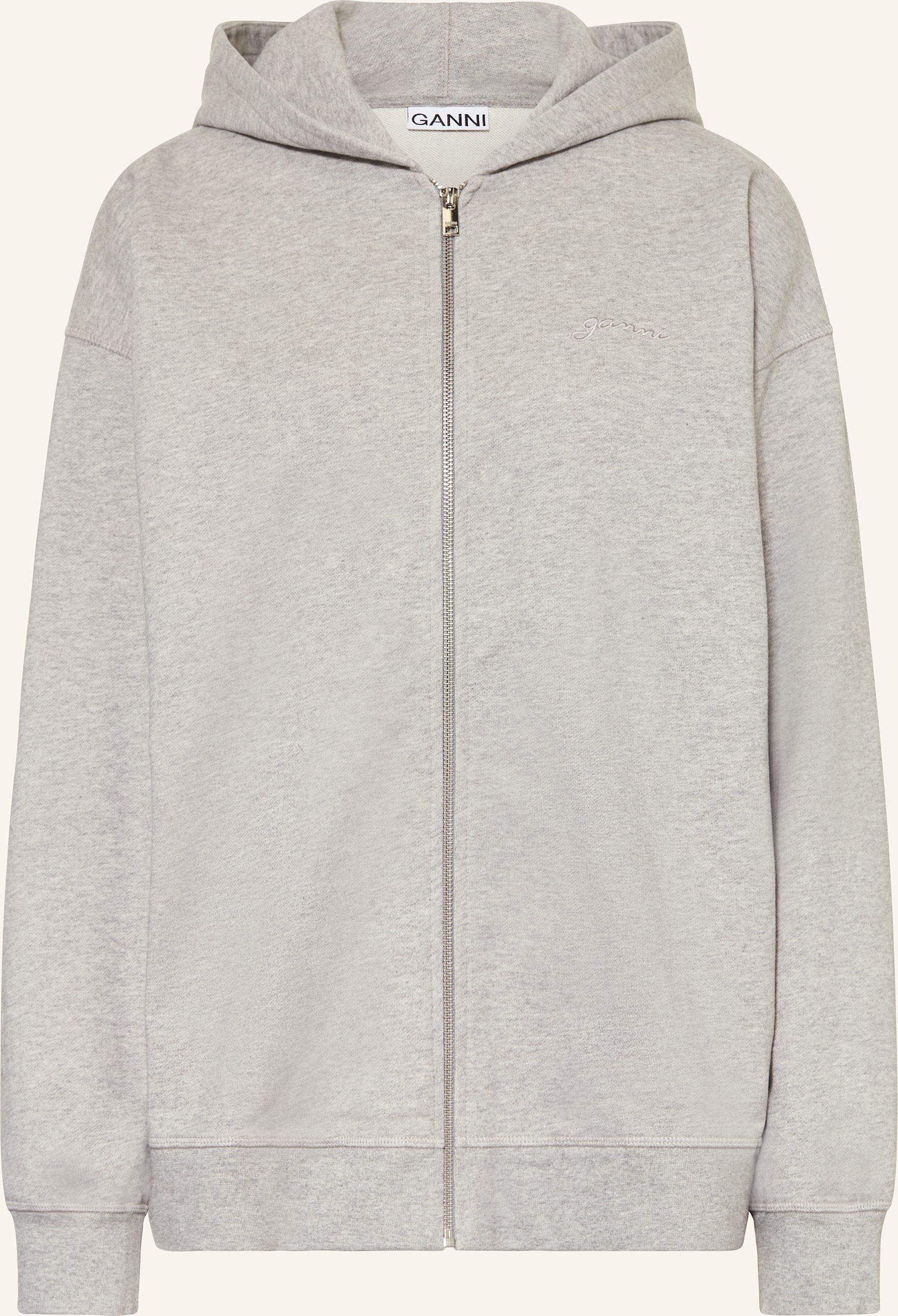 Thumbnail - Ganni Sweatjacke grau