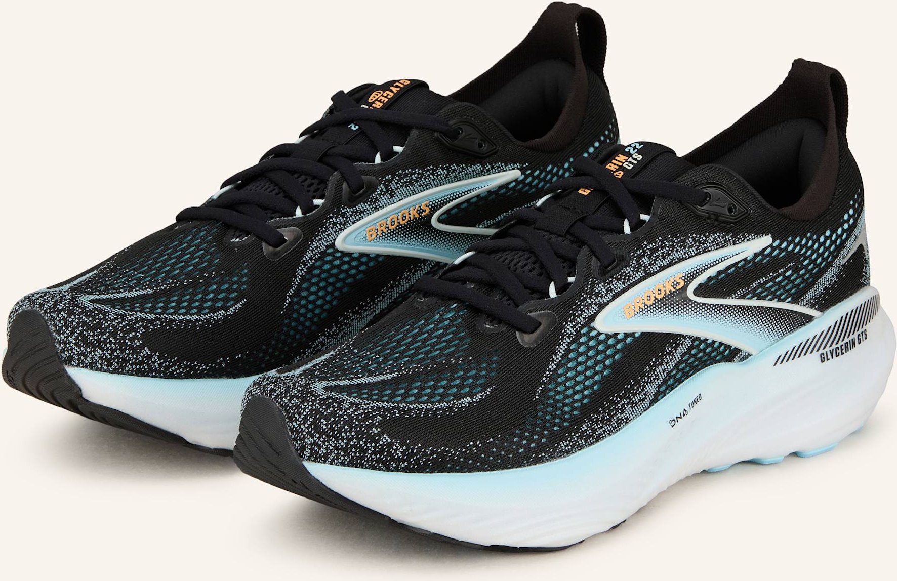 Brooks Laufschuhe Gylcerin Gts 22 schwarz