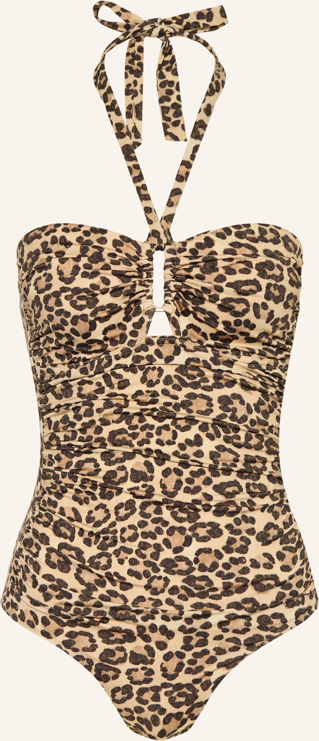 Zimmermann Neckholder-Badeanzug Wanderlust braun