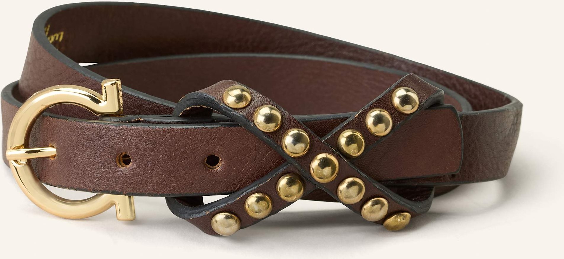 Luisa Cerano Ledergürtel braun