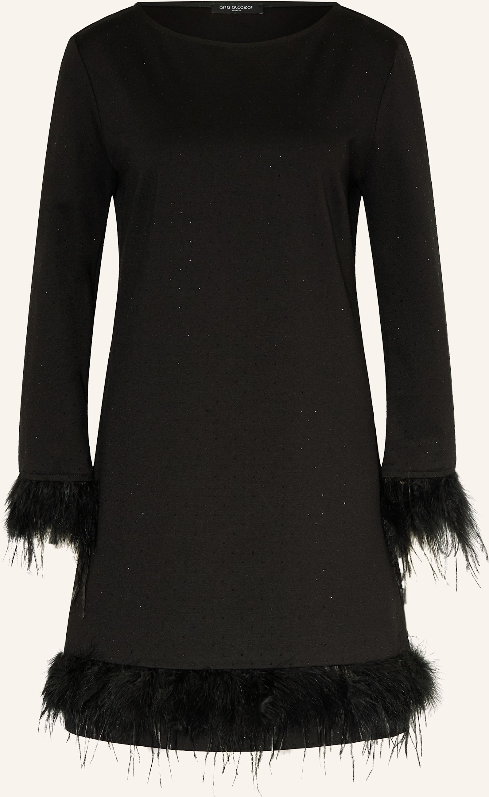 Thumbnail - Ana Alcazar Cocktailkleid Mit Schmucksteinen schwarz