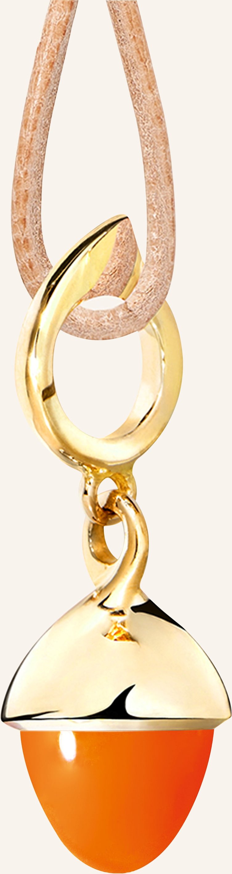 Tamara Comolli Anhänger Pendant Mikado Flamenco Carnelian Aus 18k Gelbgold Mit Karneol gold