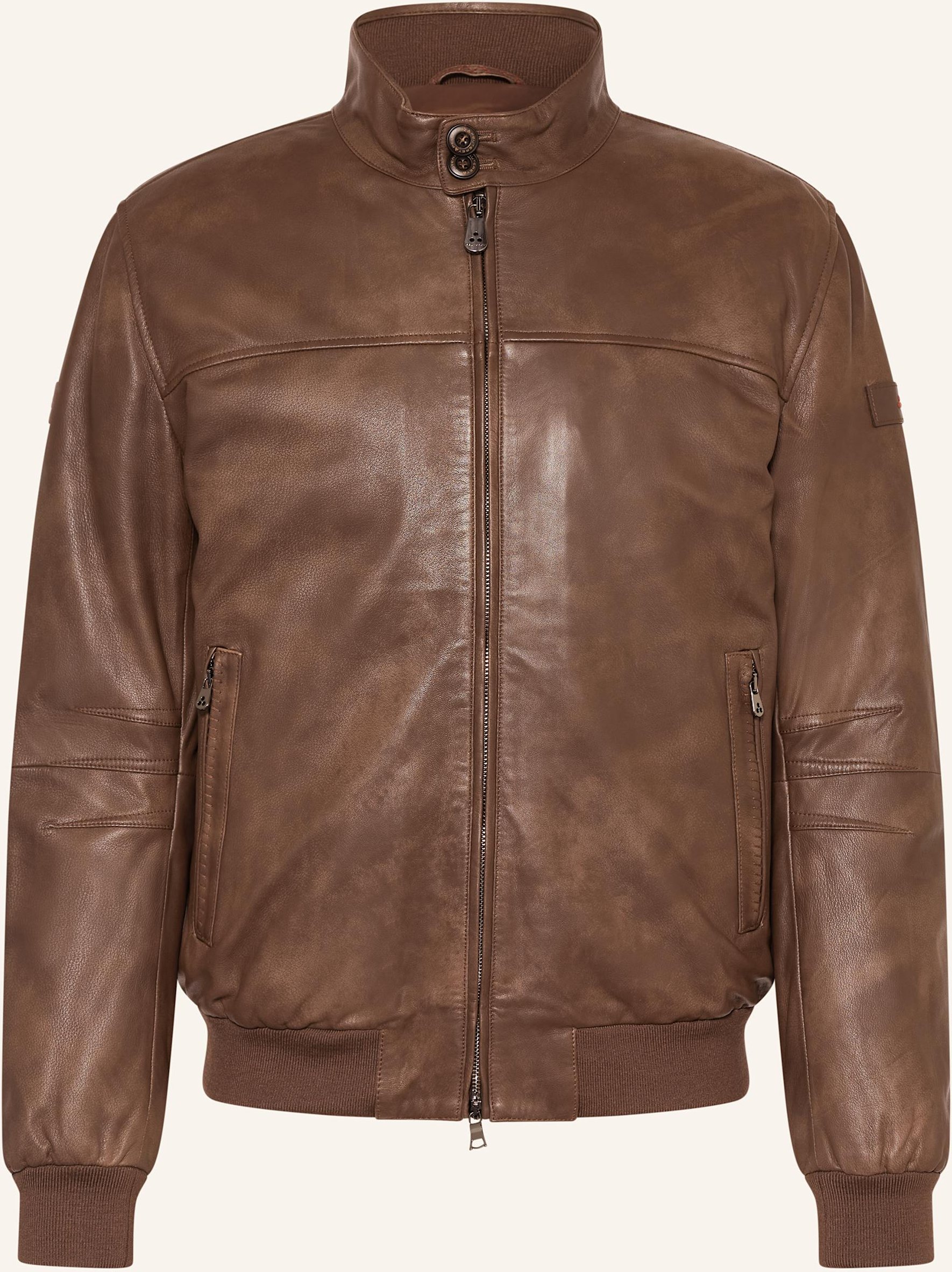 Thumbnail - Peuterey Daunenjacke Fionia Tt Aus Leder braun