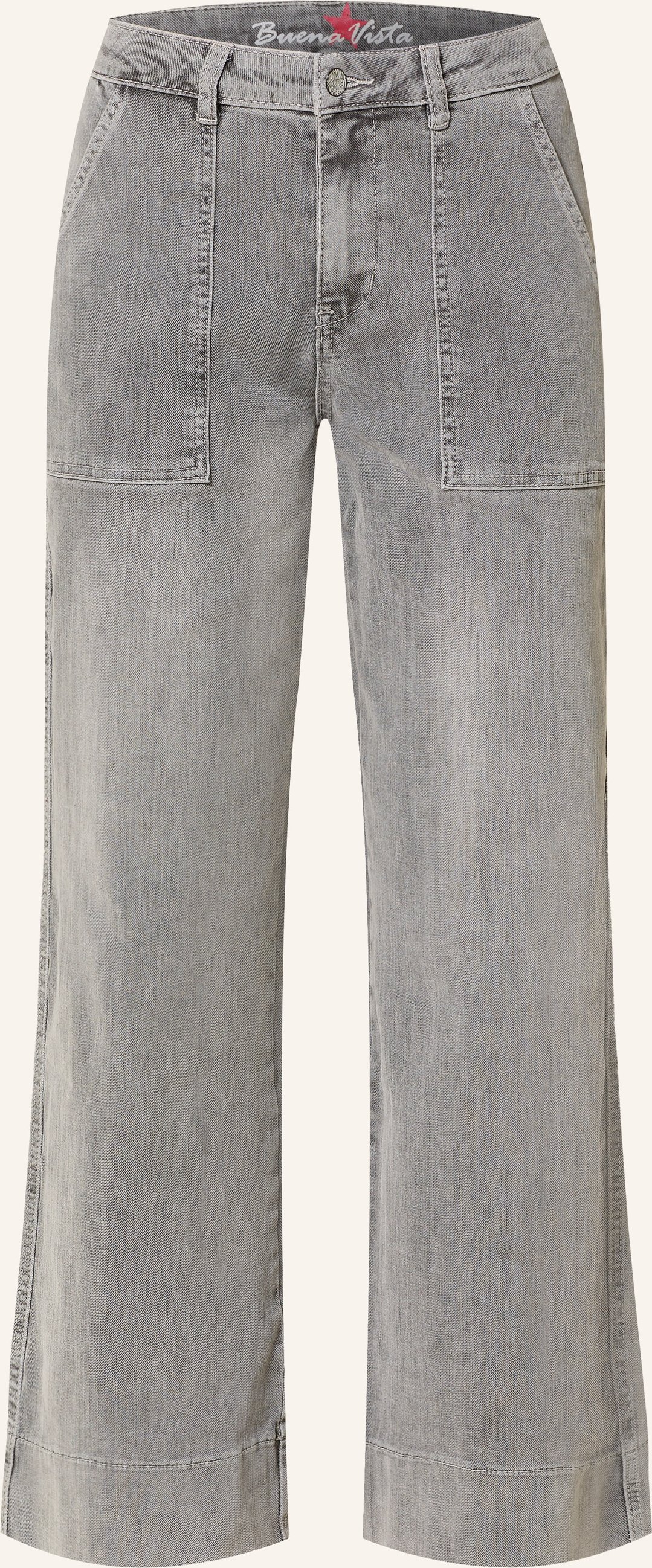 Buena Vista Wide Leg Jeans Worker grau