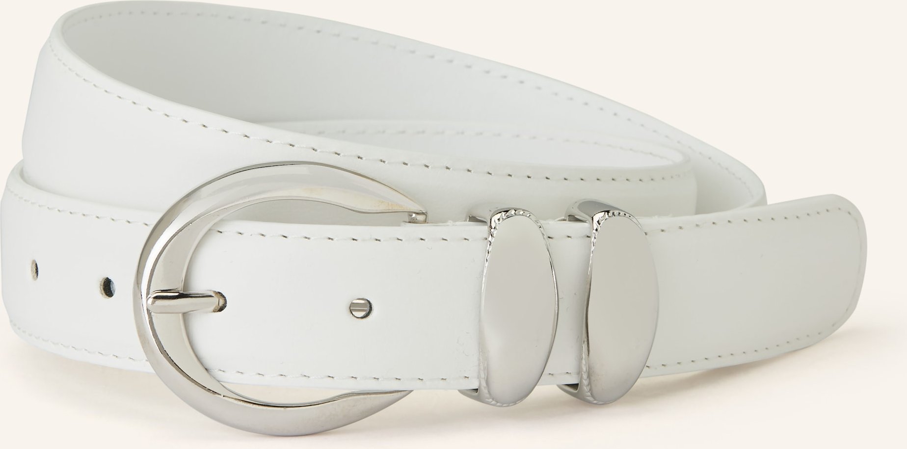Thumbnail - Sandro Ledergürtel weiss