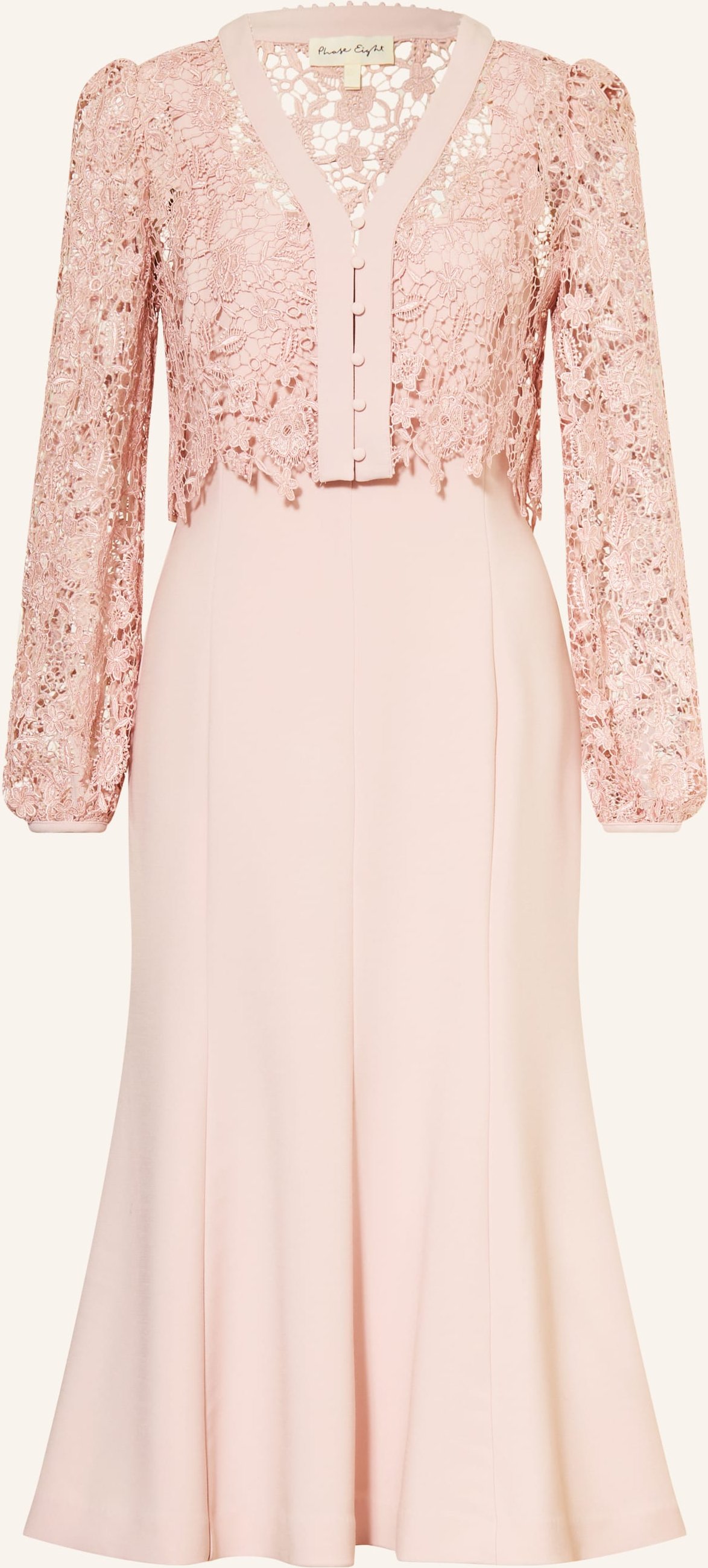 Phase Eight Kleid Ayumi Mit Spitze rosa