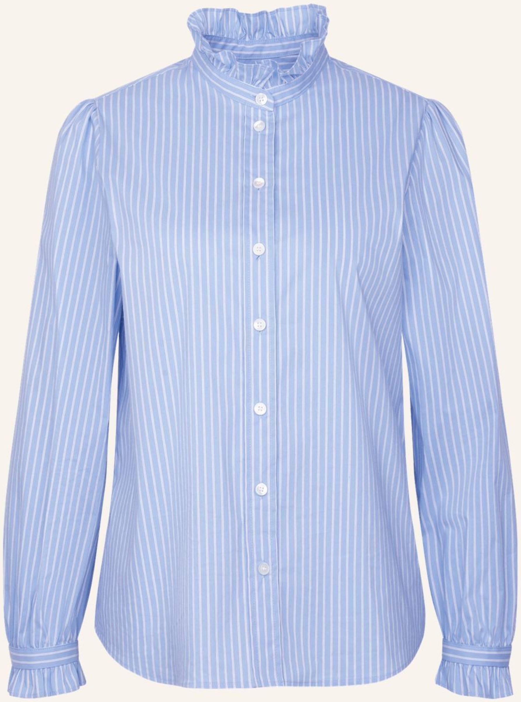 Seidensticker Rüschenbluse blau