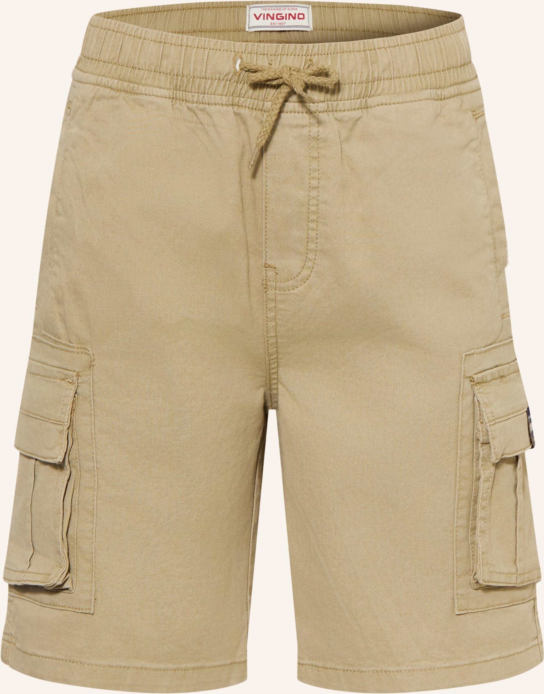Vingino Cargoshorts Cliff Loose Fit beige