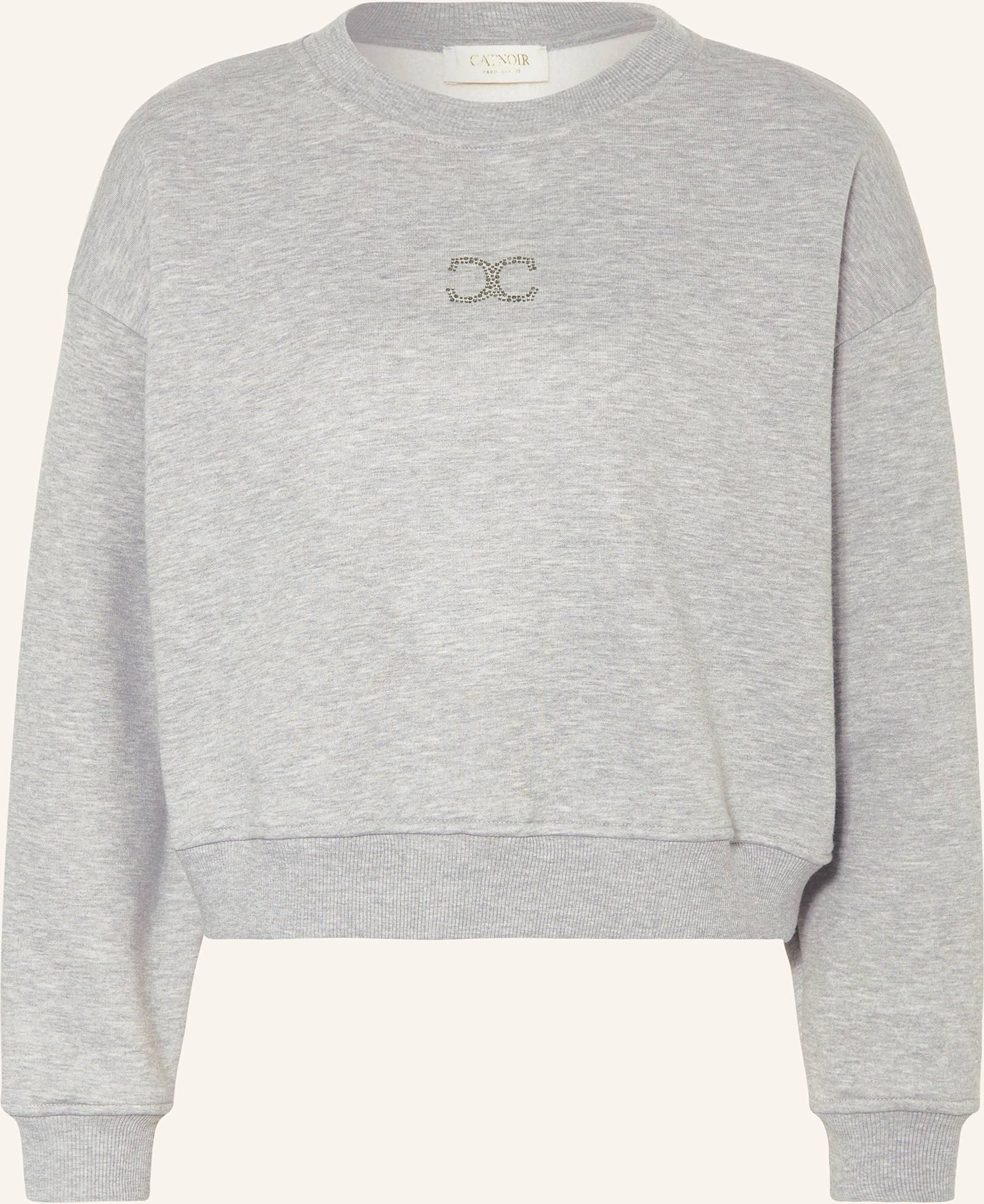 Thumbnail - Catnoir Sweatshirt Mit Schmucksteinen grau