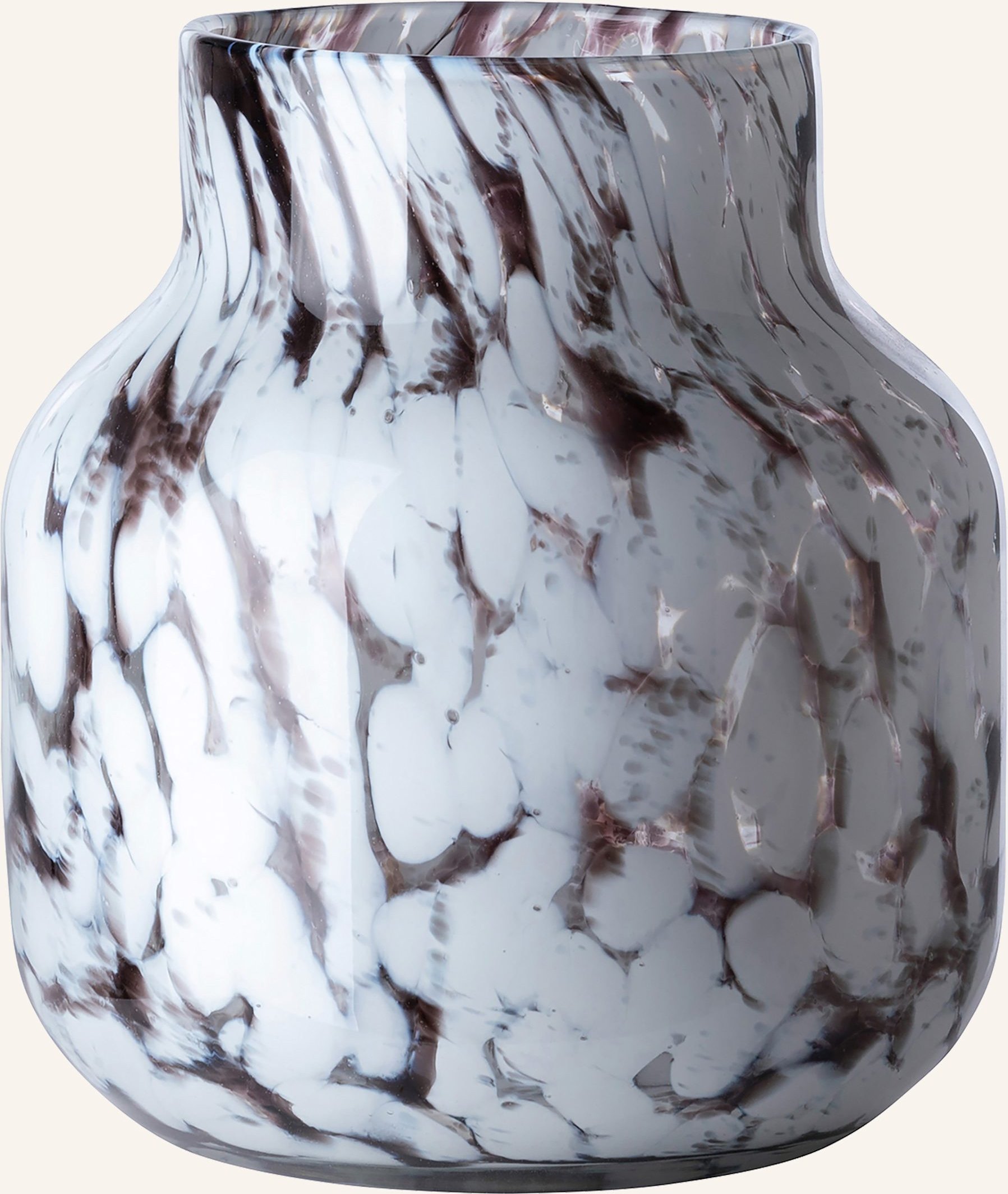 Fink Glasvase, Windlicht Pantea braun