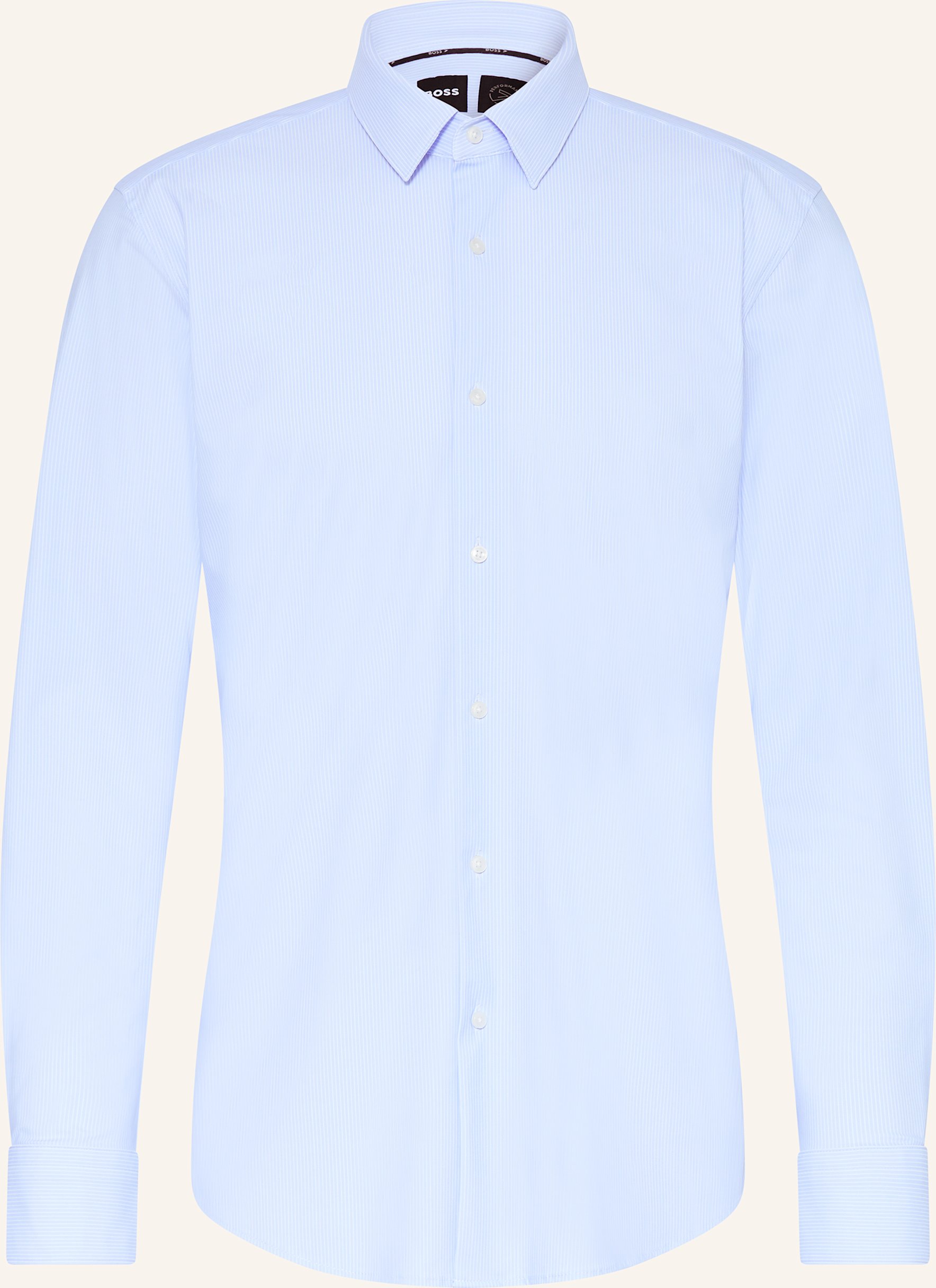 Thumbnail - Boss Hemd Hank Performance Slim Fit blau
