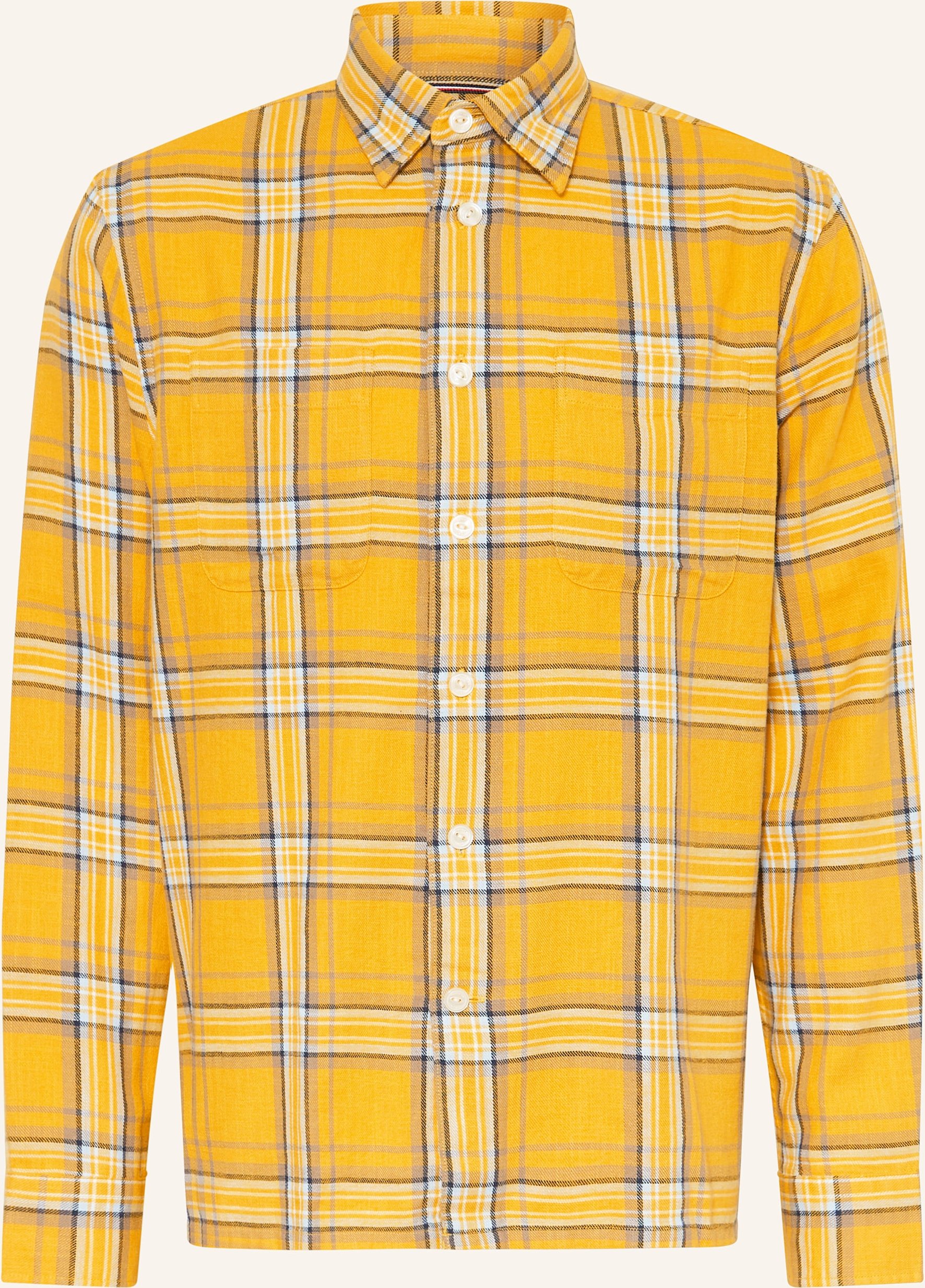 Tommy Hilfiger Hemd Relaxed Fit gelb