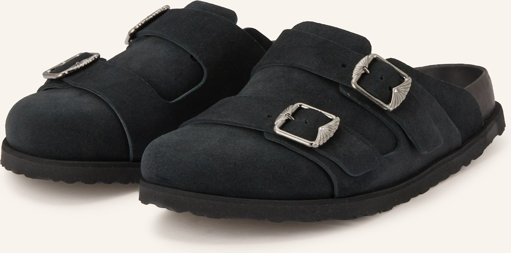 1774 Birkenstock Pantoletten West schwarz