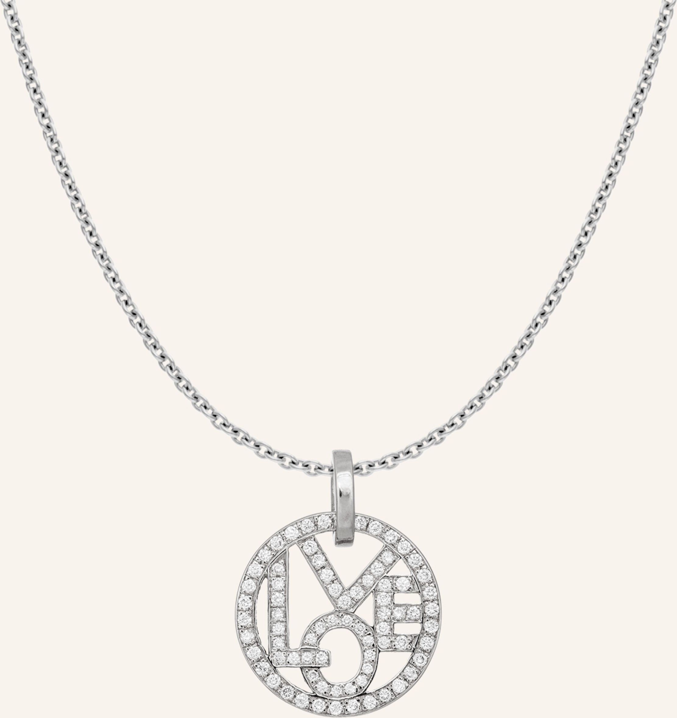 Cada Kette Mini Mini Love silber