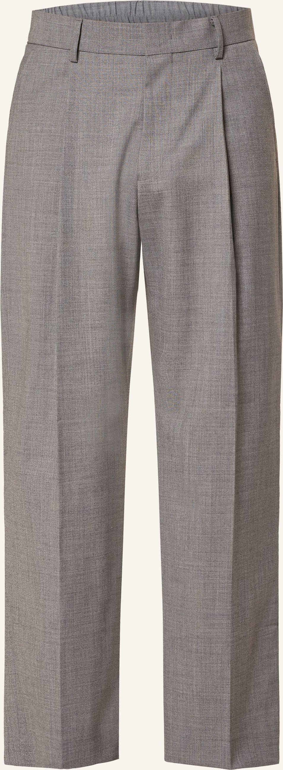 Nn.07 Anzughose Kay Relaxed Fit grau