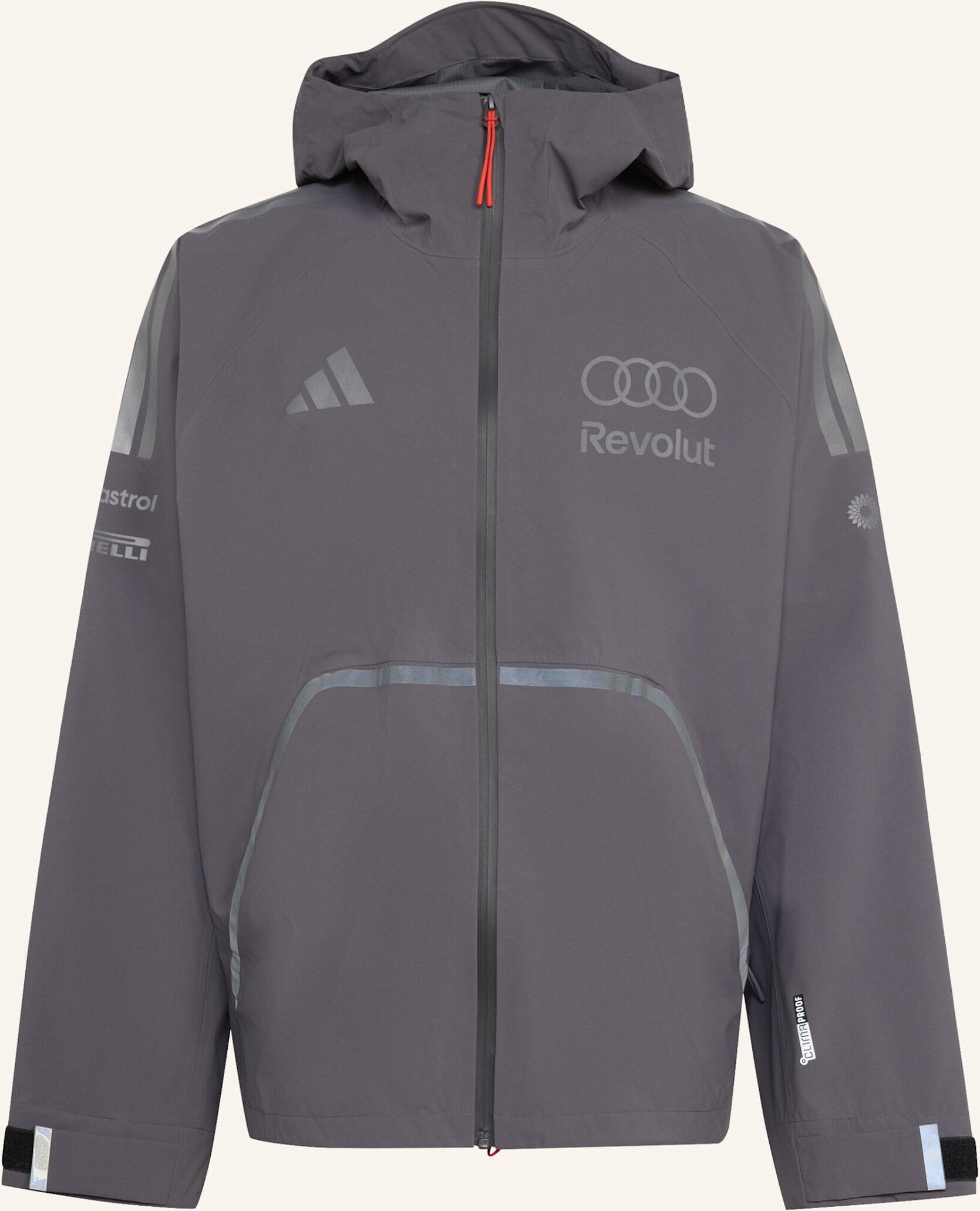 Adidas Audi Revolut f1 Team Engineers & Marketing Regenjacke grau