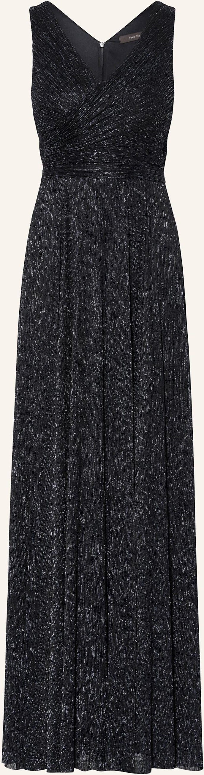 Vera Mont Abendkleid Mit Glitzergarn blau