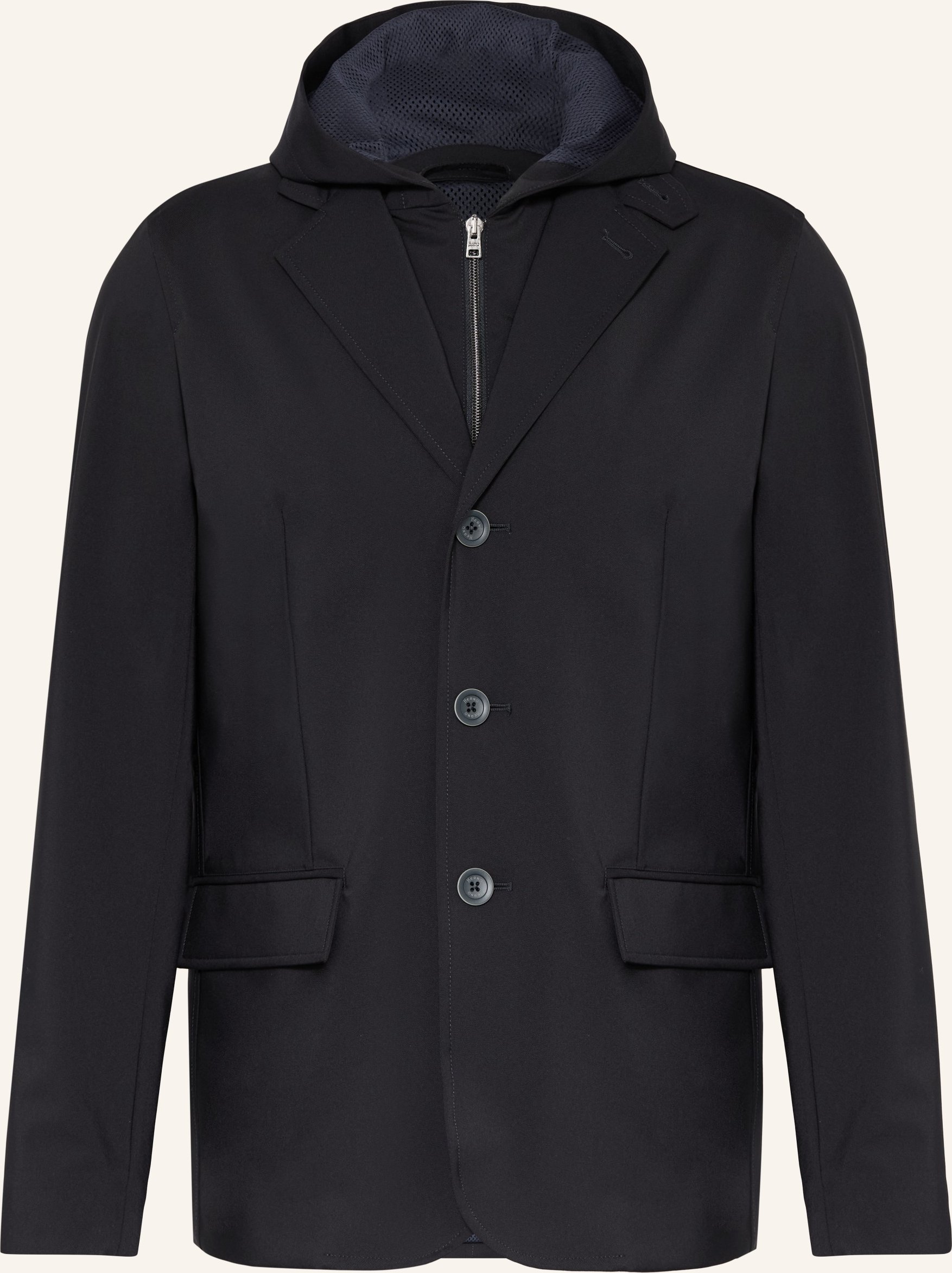 Herno Parka Mit Herausnehmbarer Blende blau