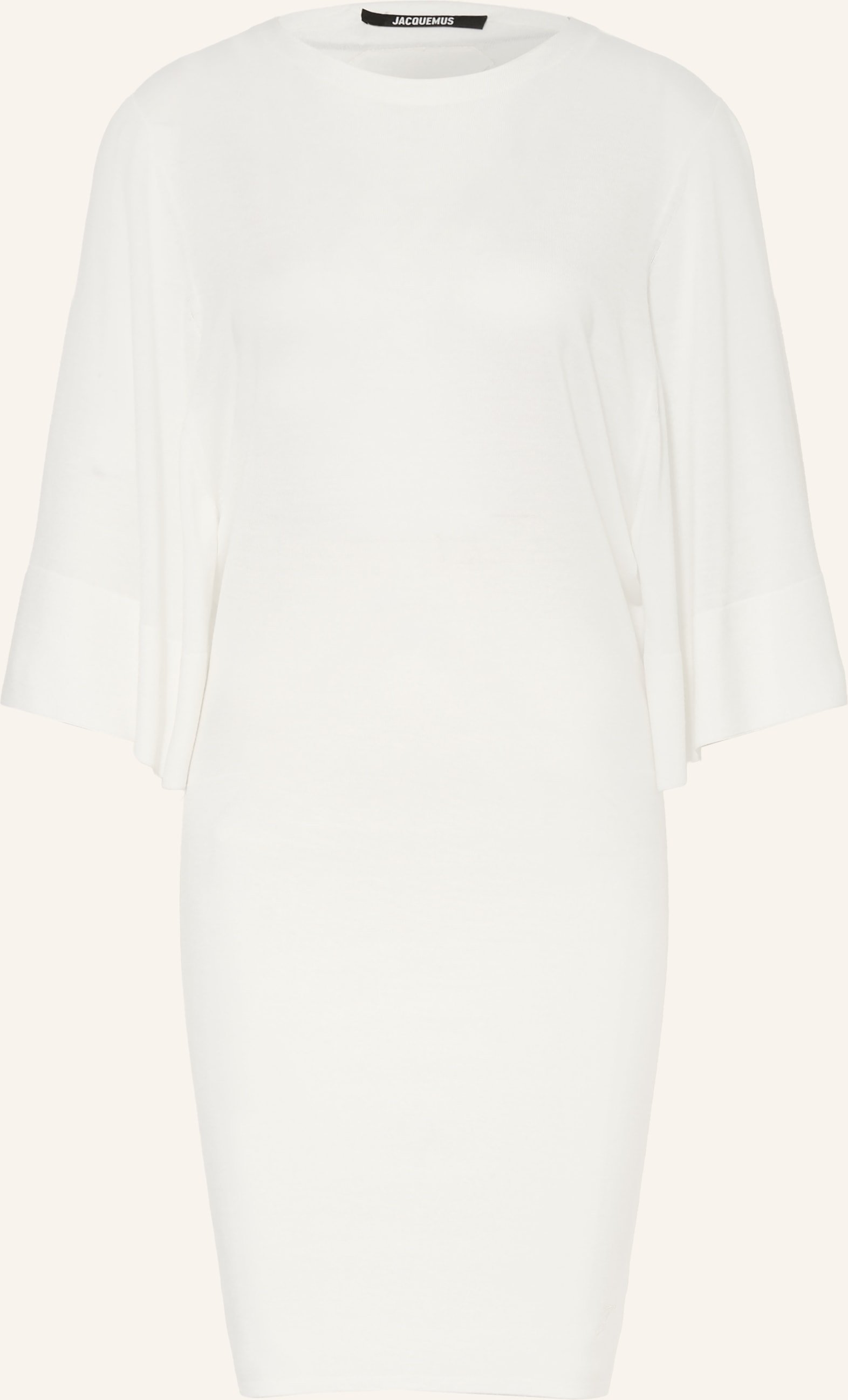 Jacquemus Strickkleid La Robe Maille Mananco Aus Merinowolle weiss