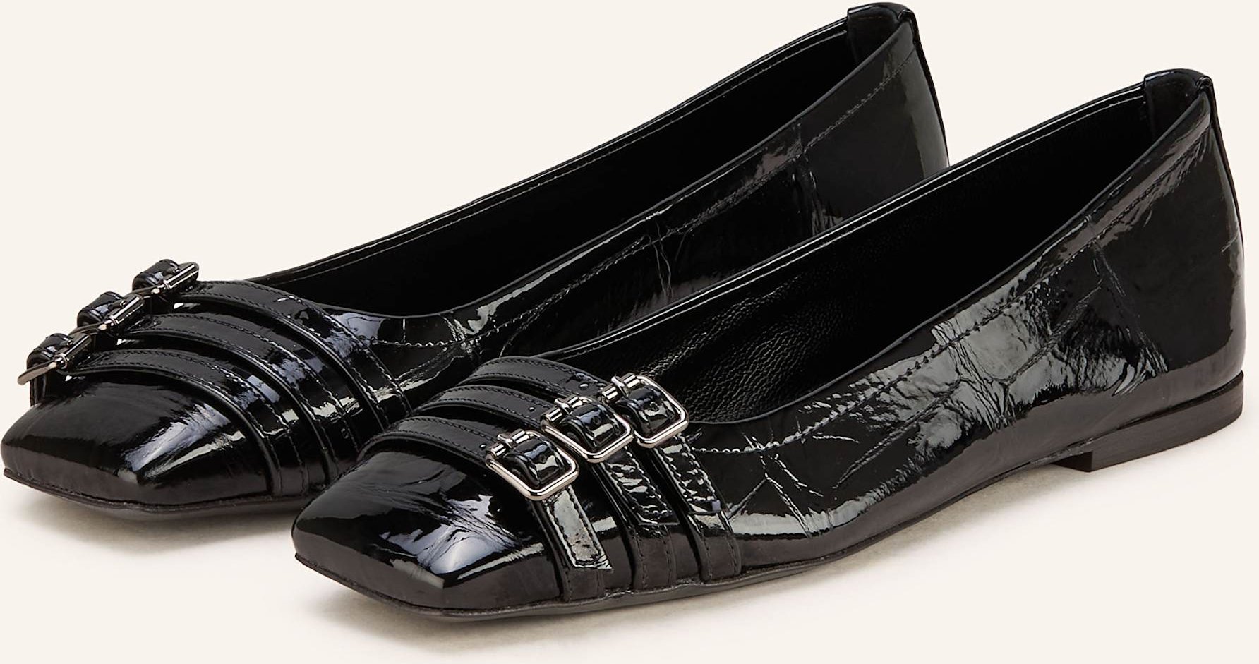 Kennel & Schmenger Lackballerinas Leila schwarz