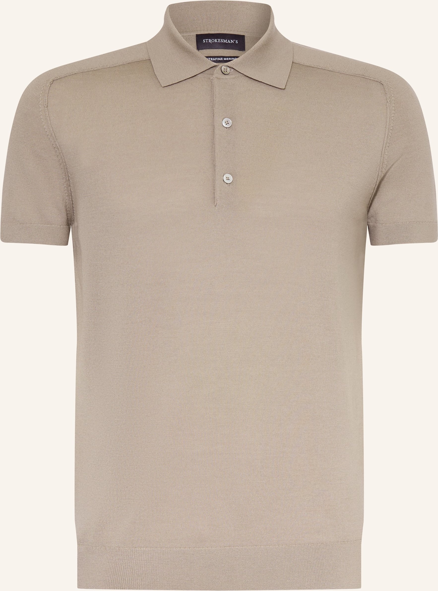 Strokesman's Strick-Poloshirt gruen