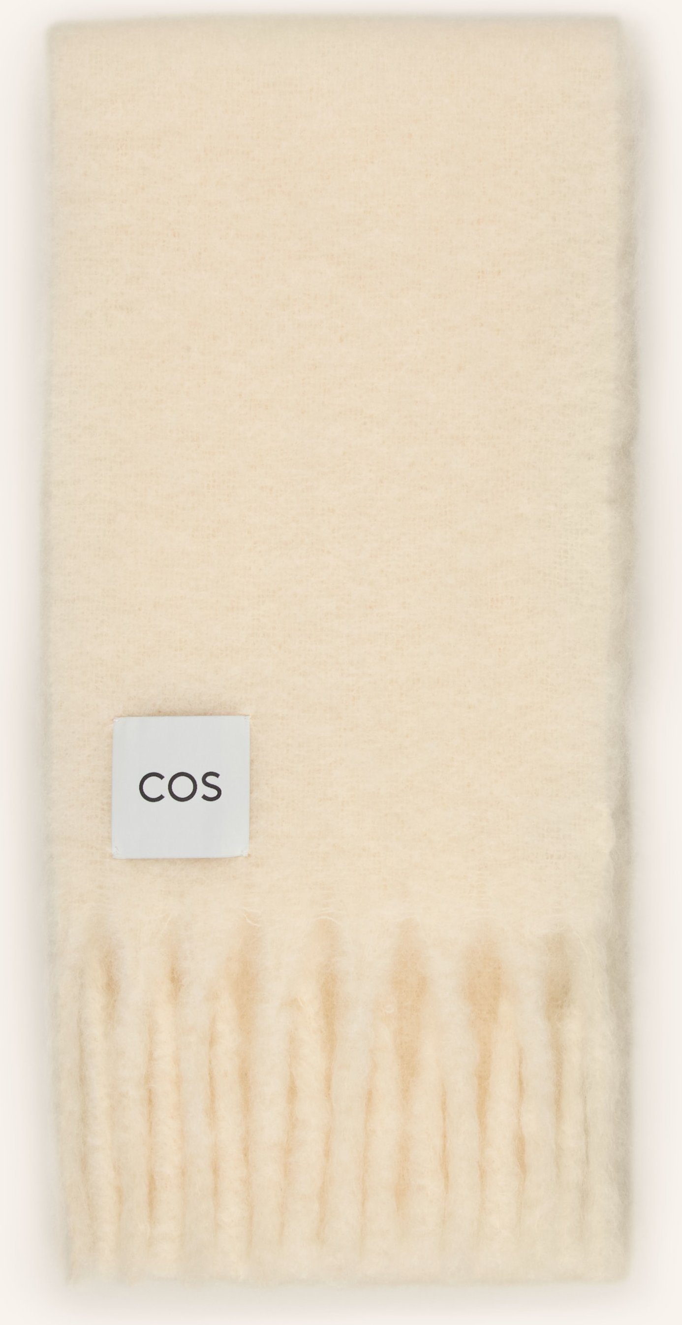 Cos Mohair-Schal beige