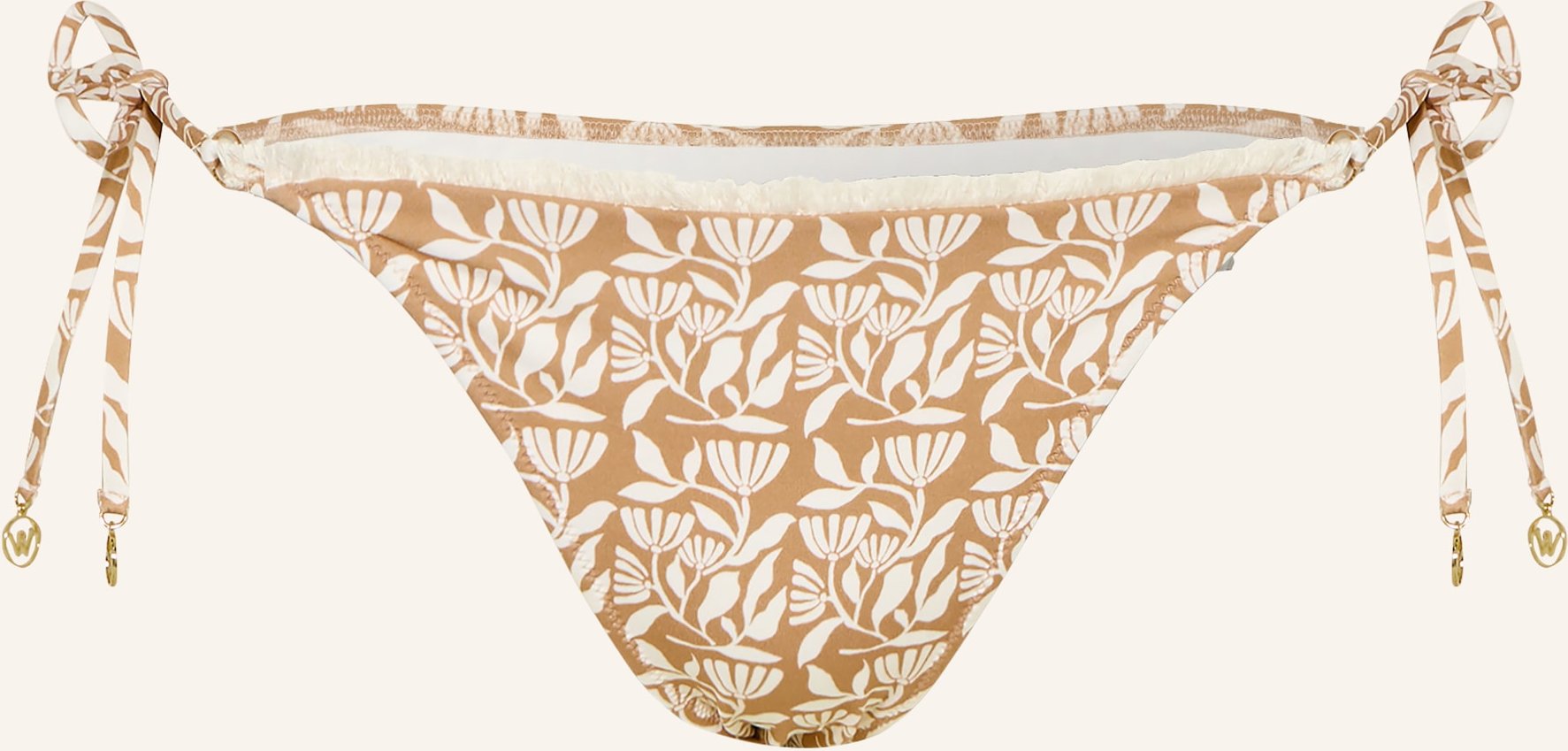 Watercult Triangel-Bikini-Hose Coastal Bohemia beige