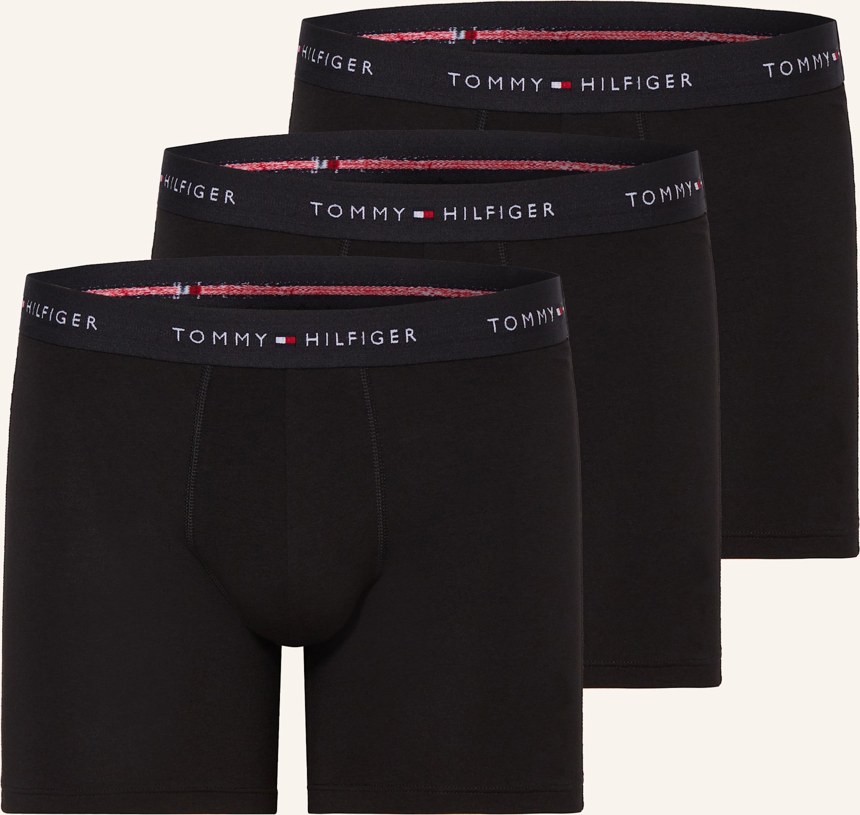 Tommy Hilfiger 3er-Pack Boxershorts schwarz