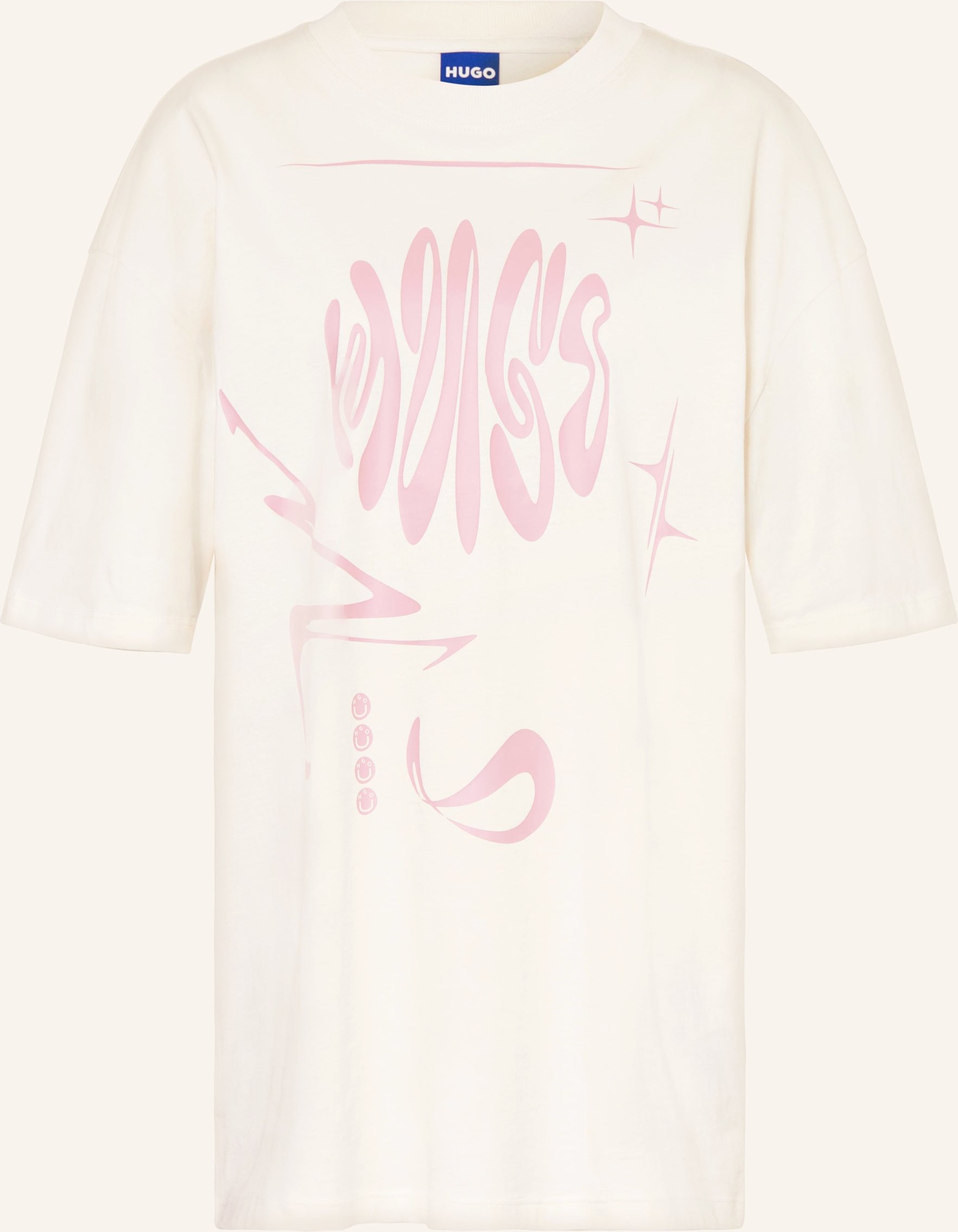 Hugo Oversized-Shirt beige