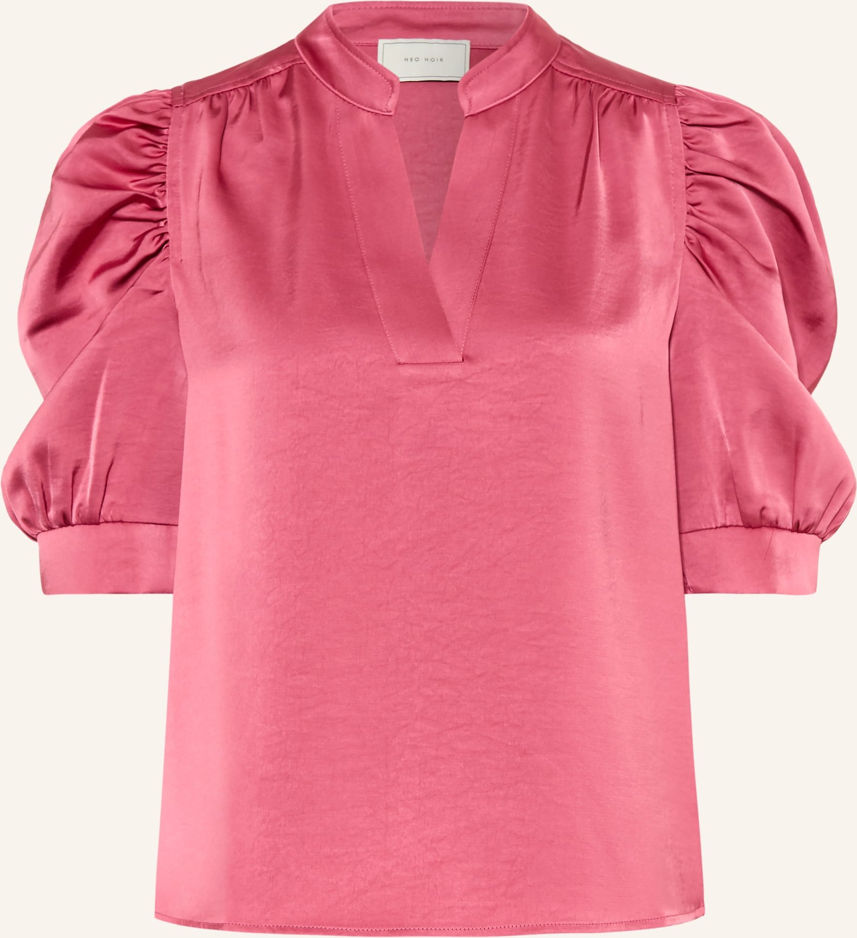 Neo Noir Blusenshirt Roella Aus Satin pink