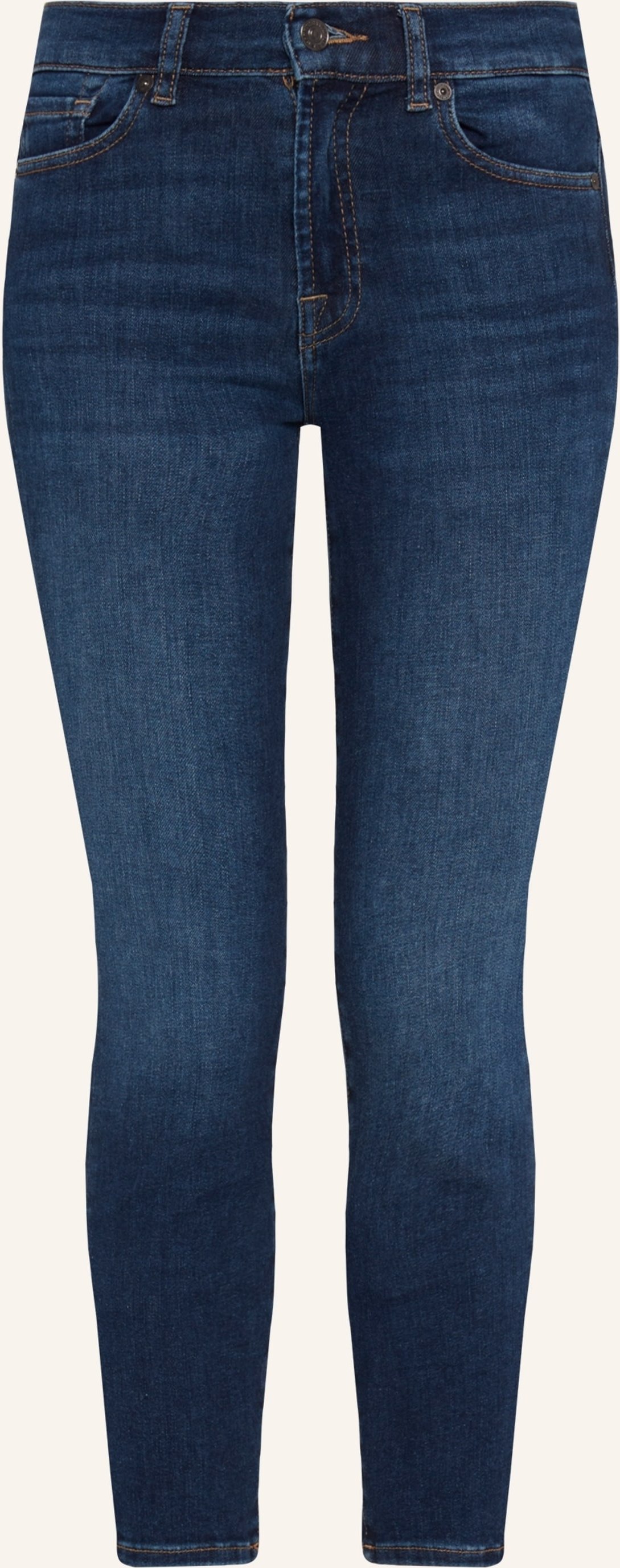 7 For All Mankind Jeans Roxanne Ankle Slim Fit blau