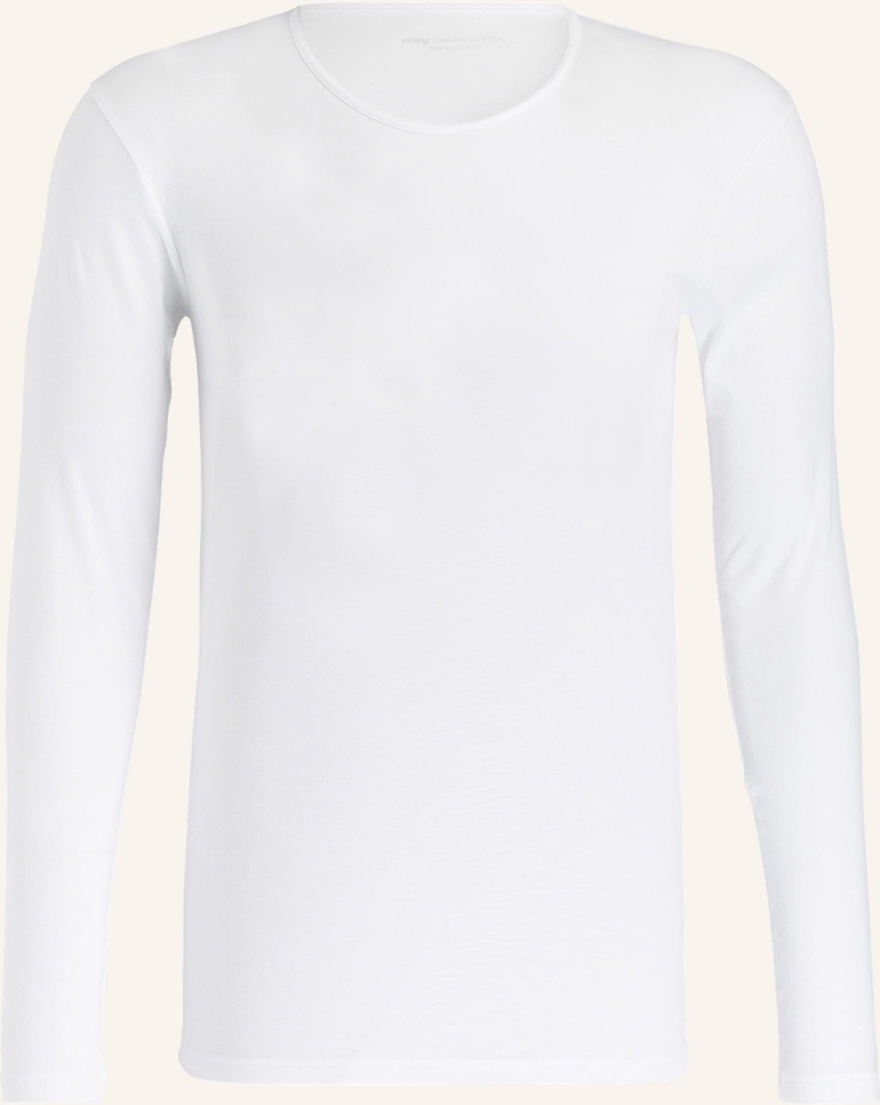 Mey Longsleeve Serie Casual Cotton weiss