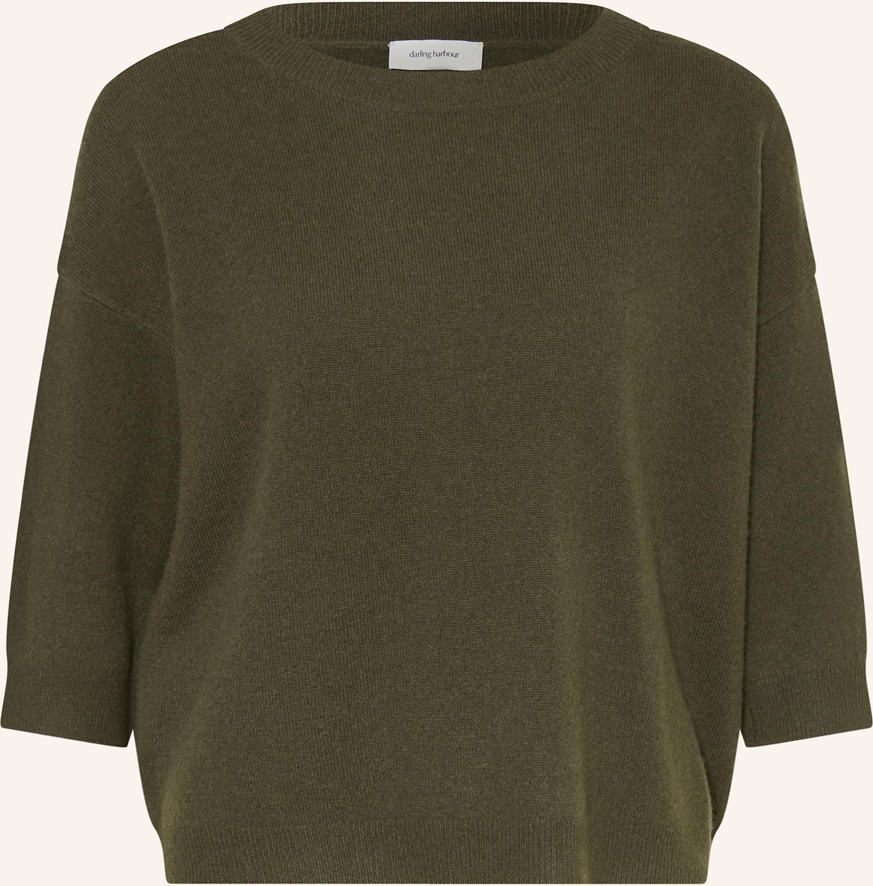 Darling Harbour Cashmere-Pullover Mit 3/4-Arm gruen