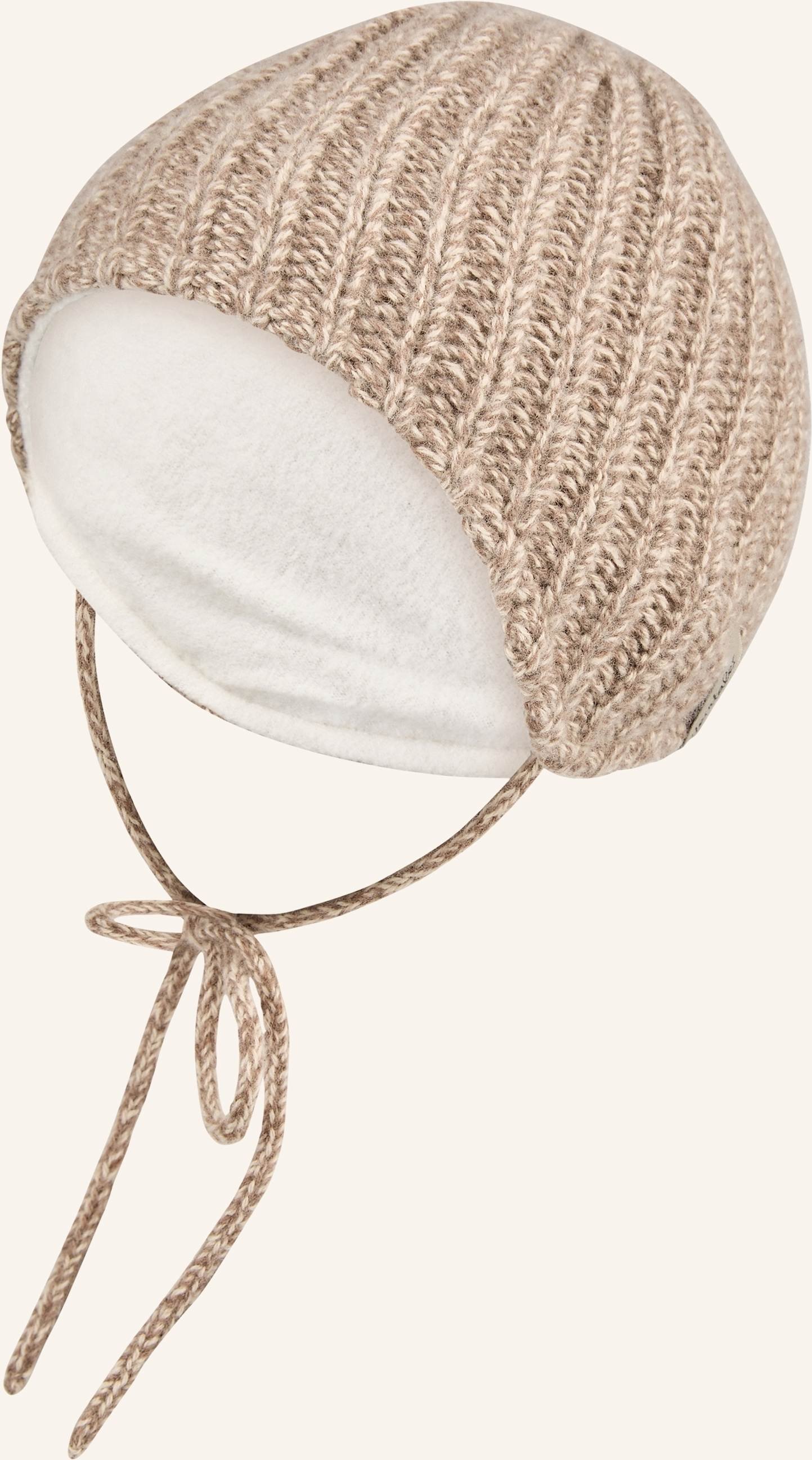 Sterntaler Strickmütze Lambswool braun