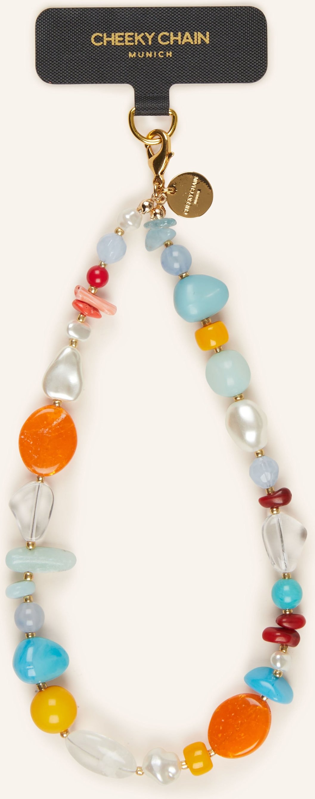 Cheeky Chain Munich Smartphone-Anhänger Mykonos orange