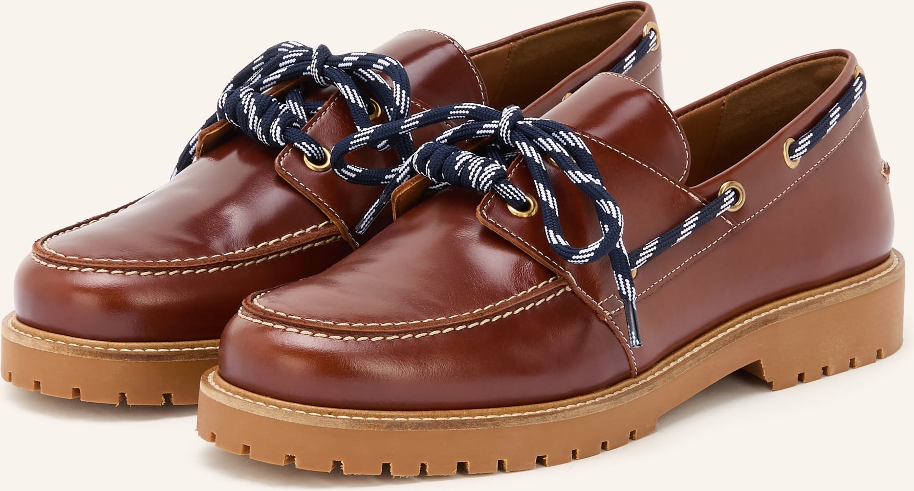 Claudie Pierlot Bootsschuhe Audrey braun