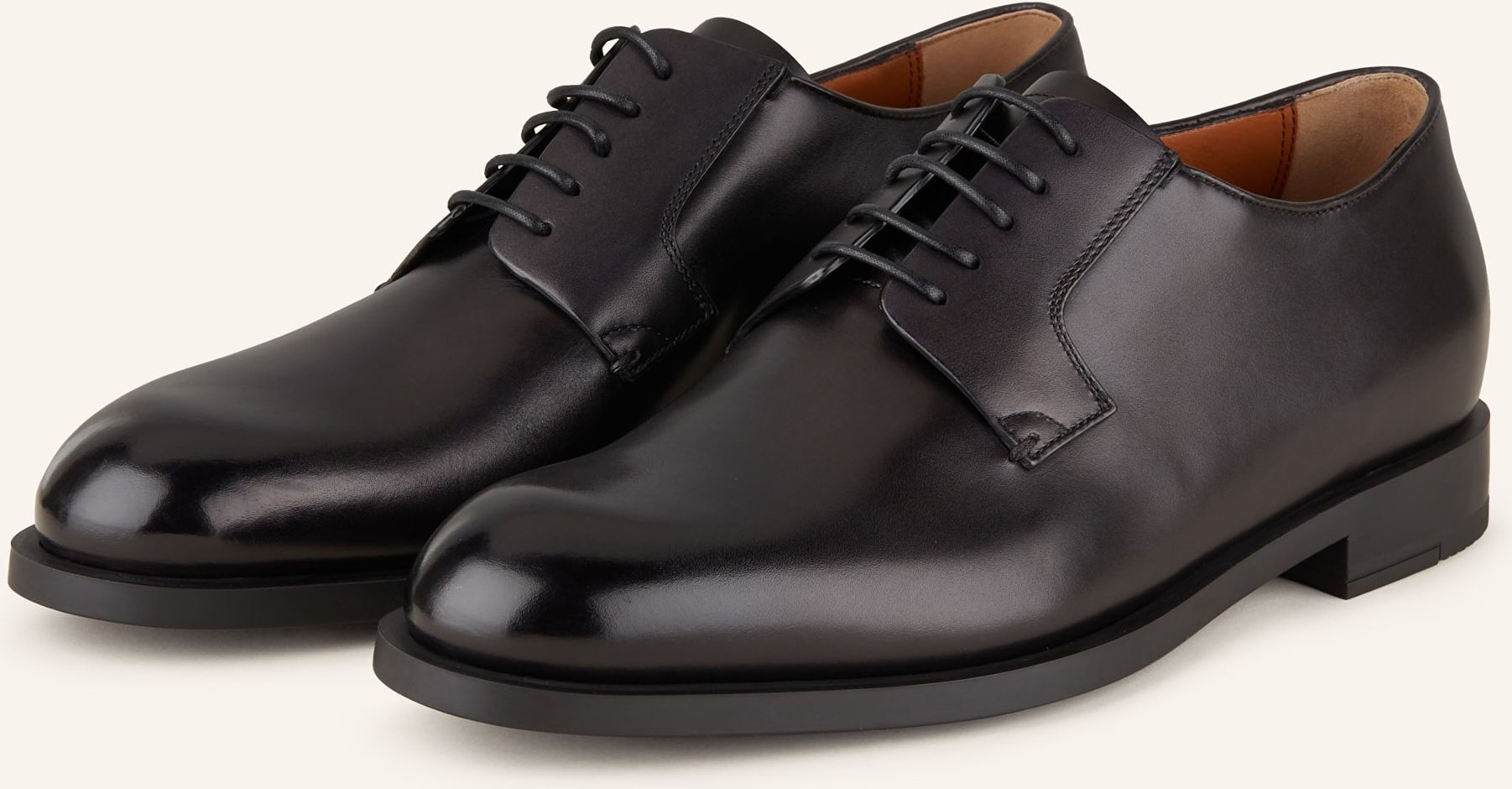 Zegna Schnürer schwarz