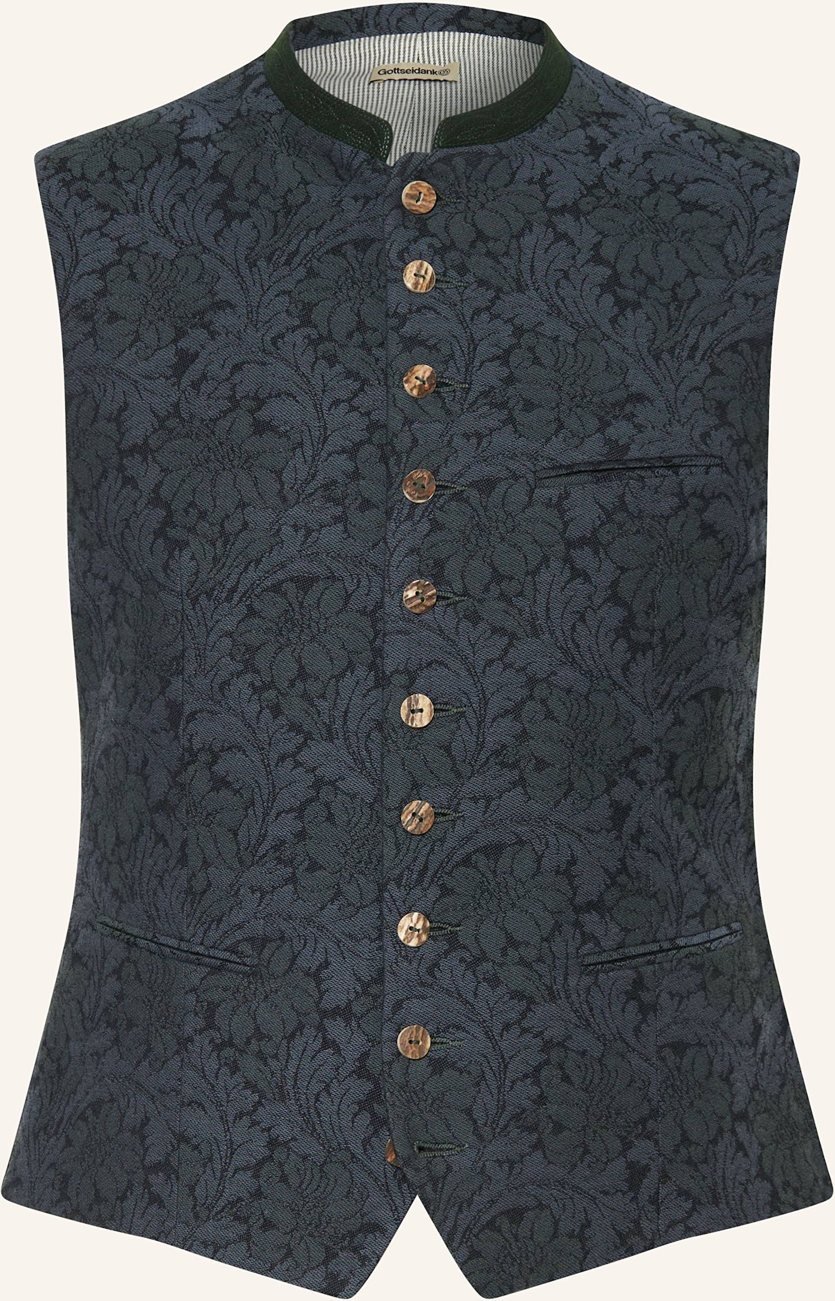 Gottseidank Trachtenweste Konstantin blau