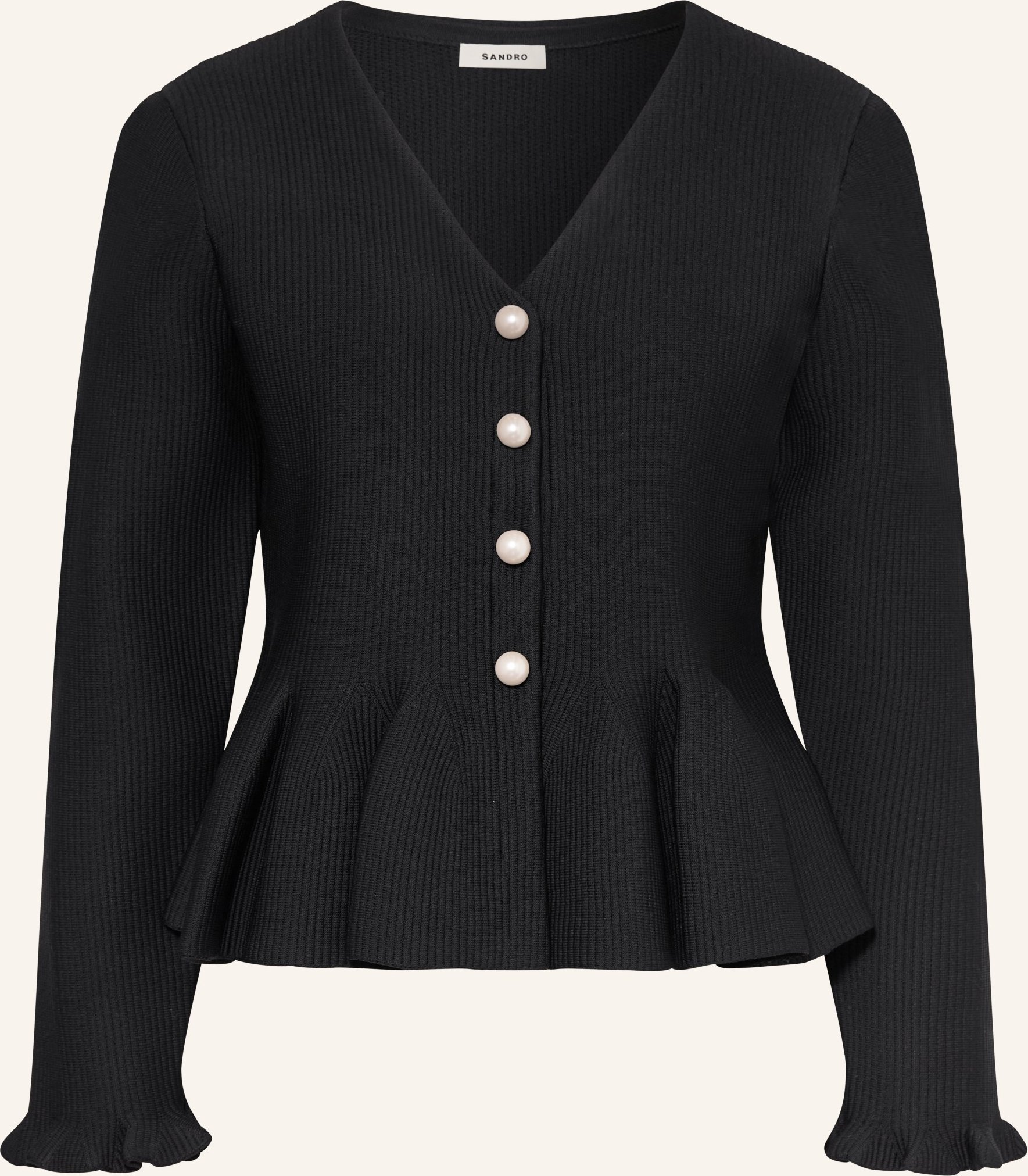 Sandro Strickjacke schwarz