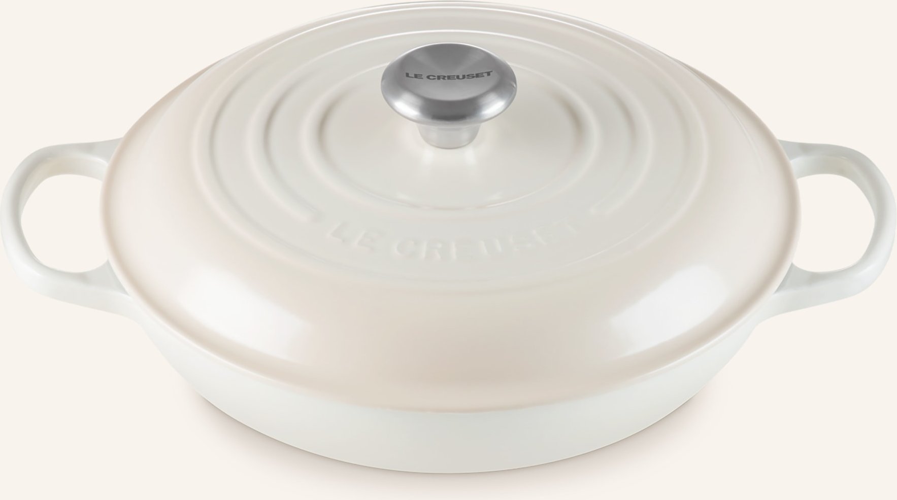 Le Creuset Bräter Gourmet weiss