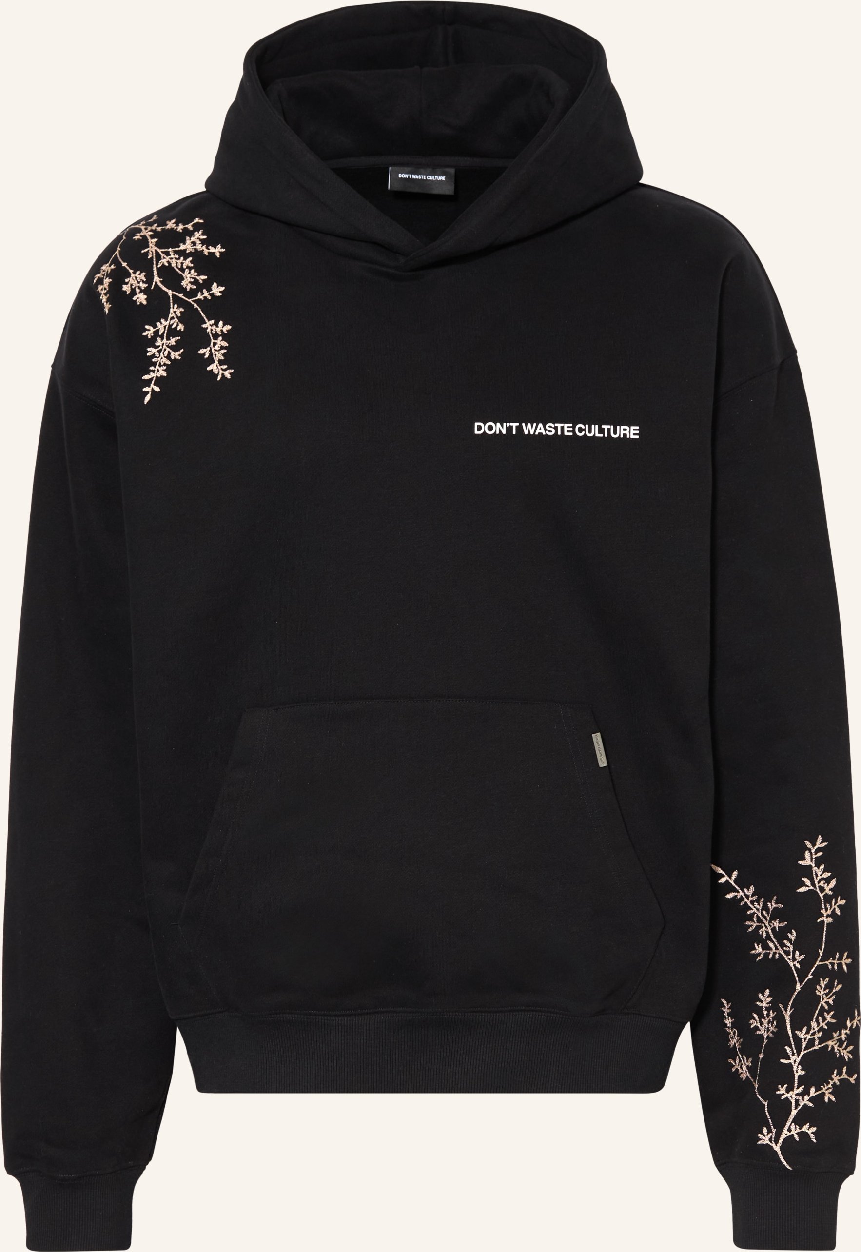 Don't Waste Culture Hoodie Kohanae schwarz