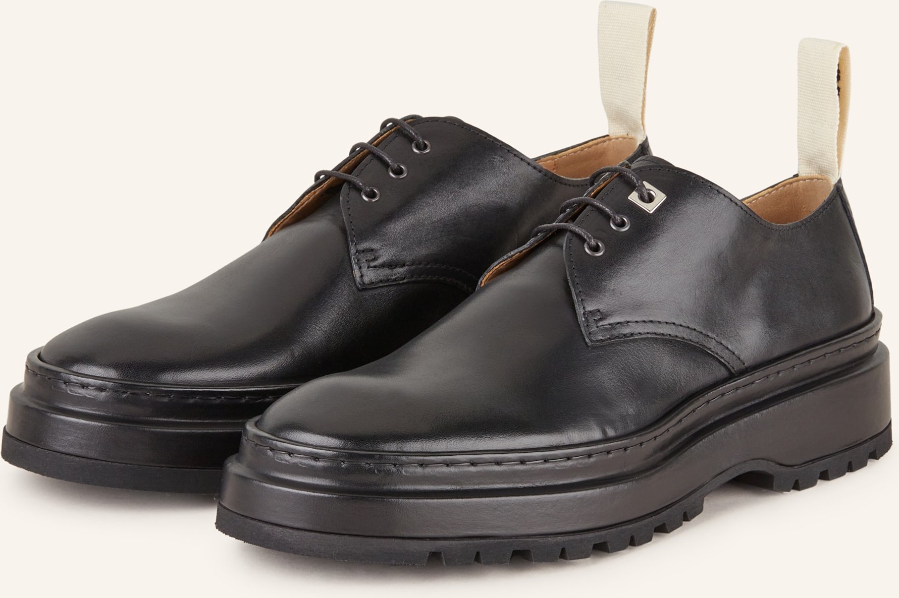 Jacquemus Schnürer Les Derbies Pavane schwarz