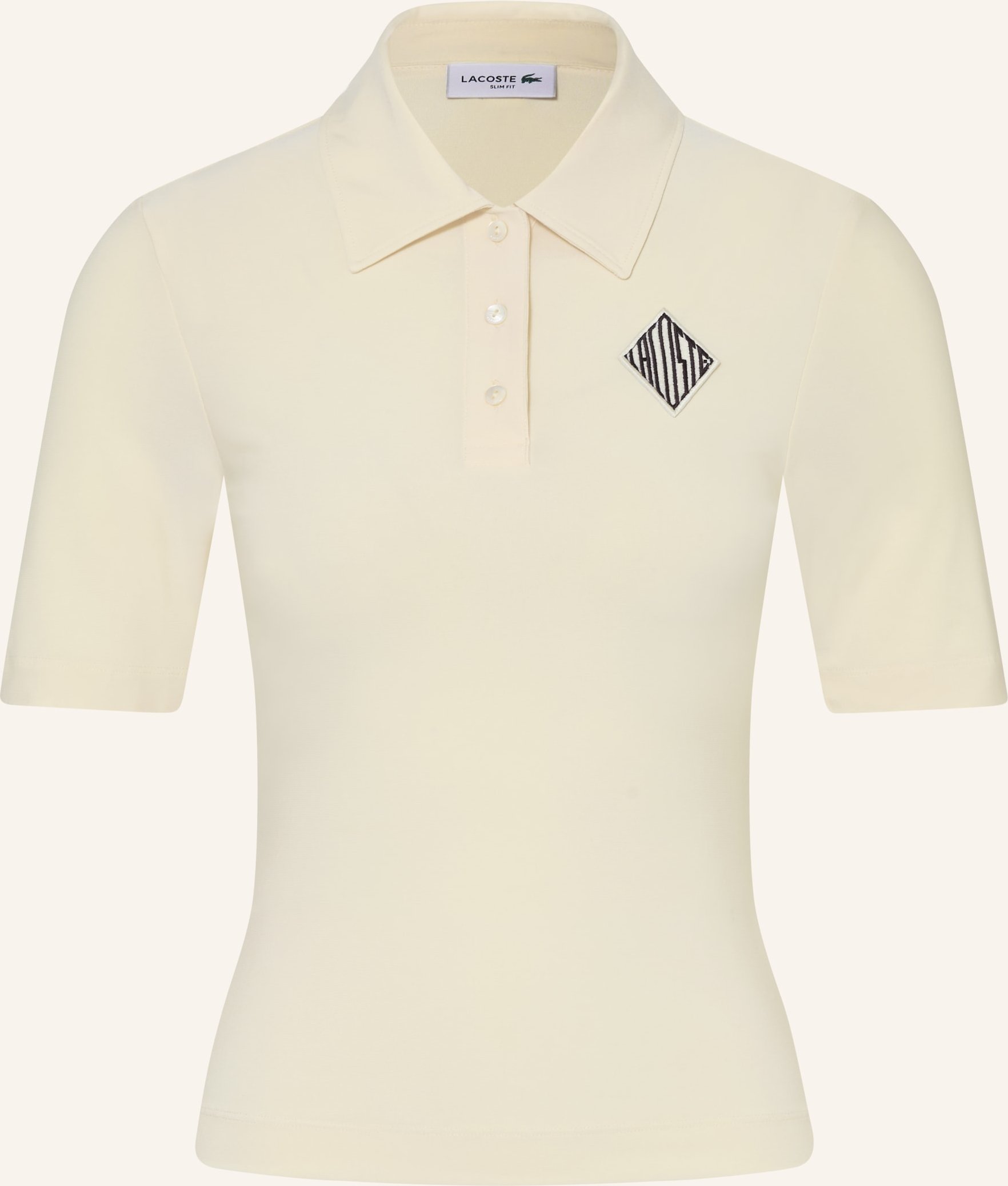 Lacoste Jersey-Poloshirt weiss