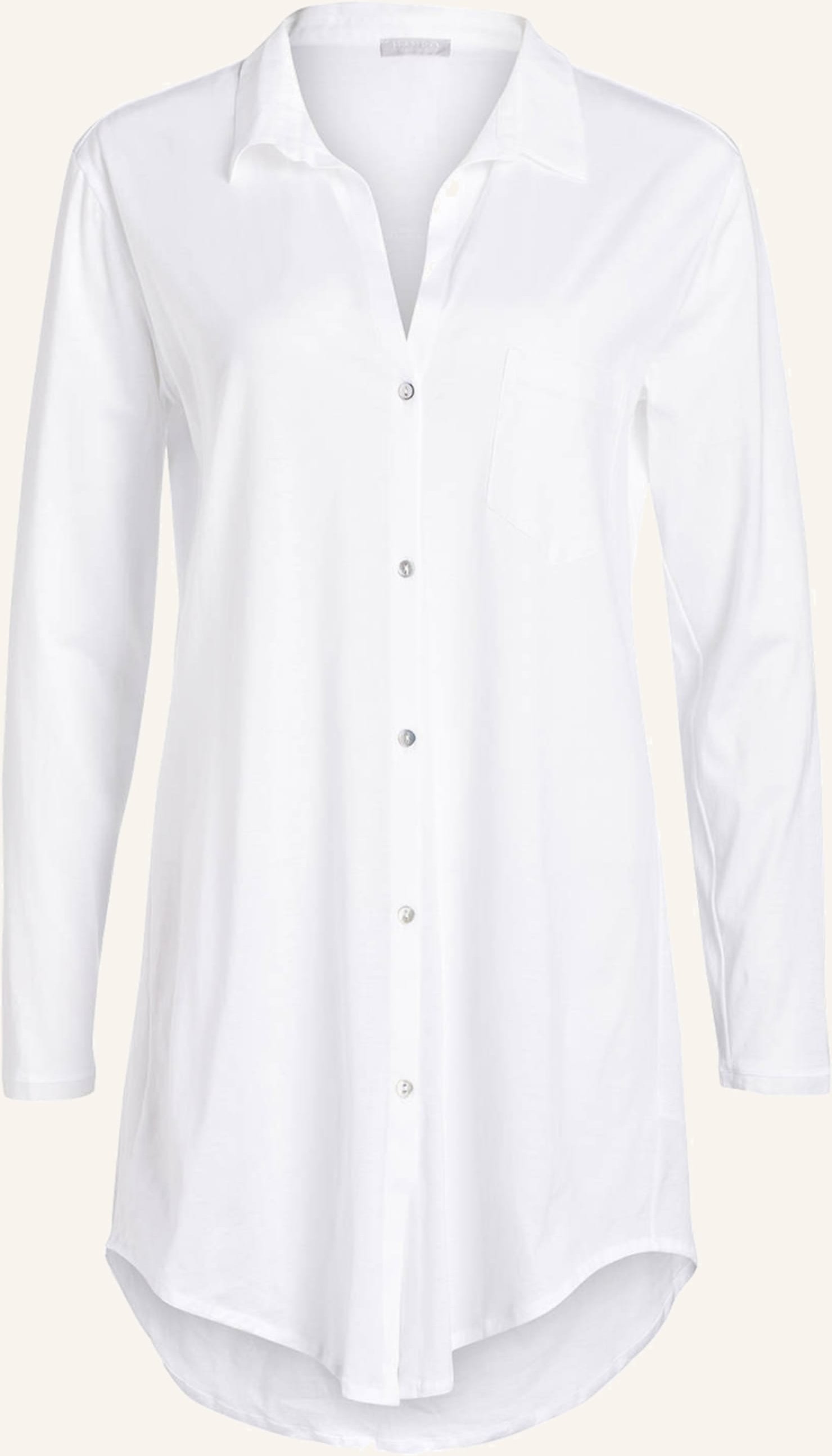 Hanro Nachthemd Cotton Deluxe weiss